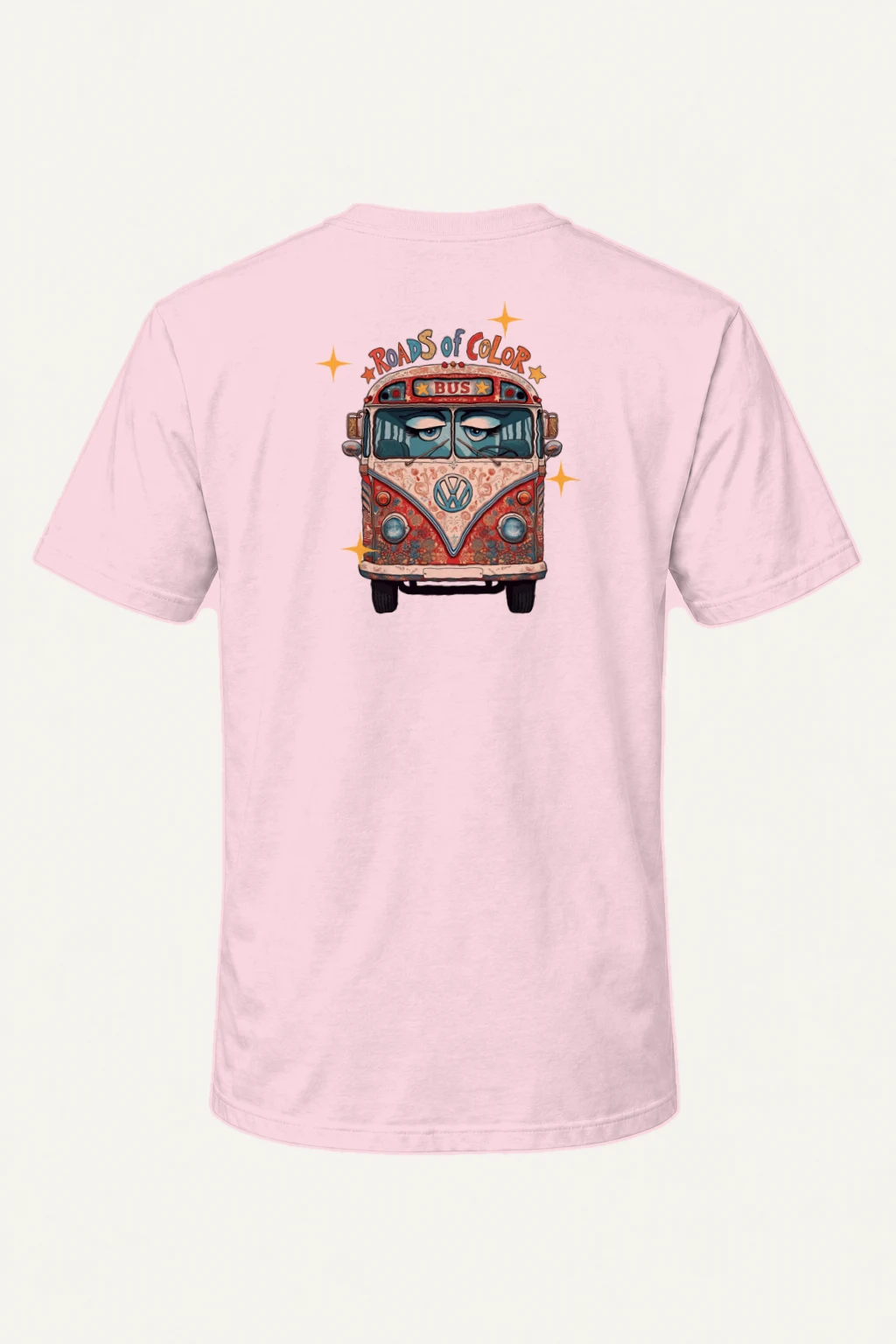 "Roads Of Color" Heavyweight Unisex Crewneck T-shirt | Gildan 5000