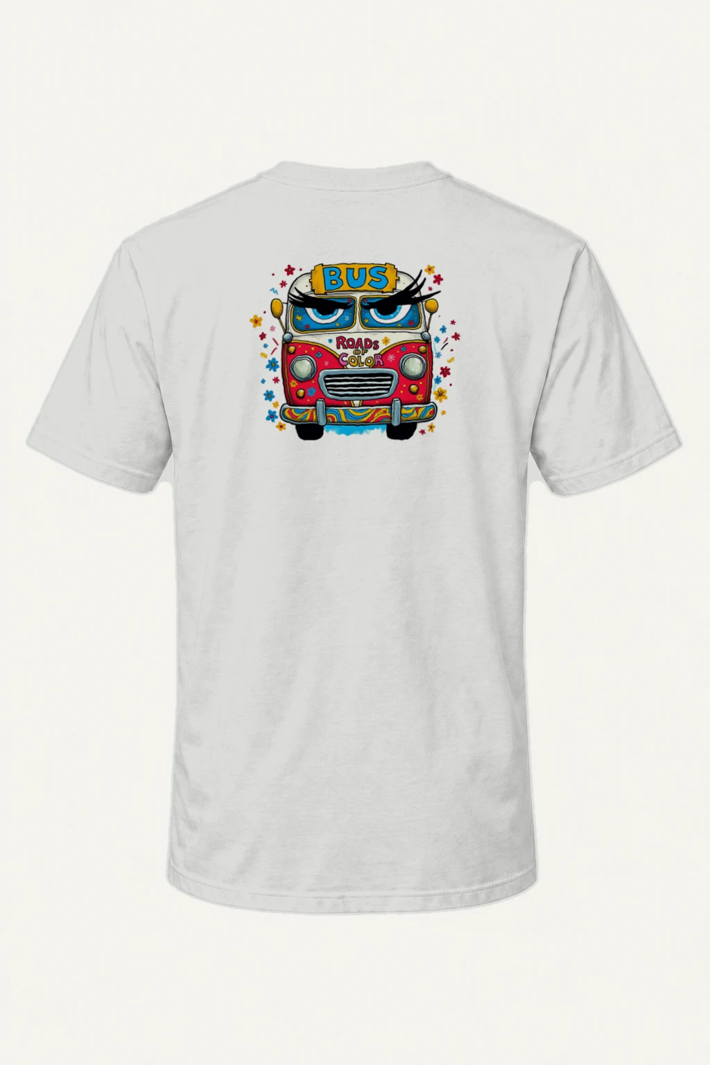 "Roads of Color" Heavyweight Unisex Crewneck T-shirt | Gildan 5000