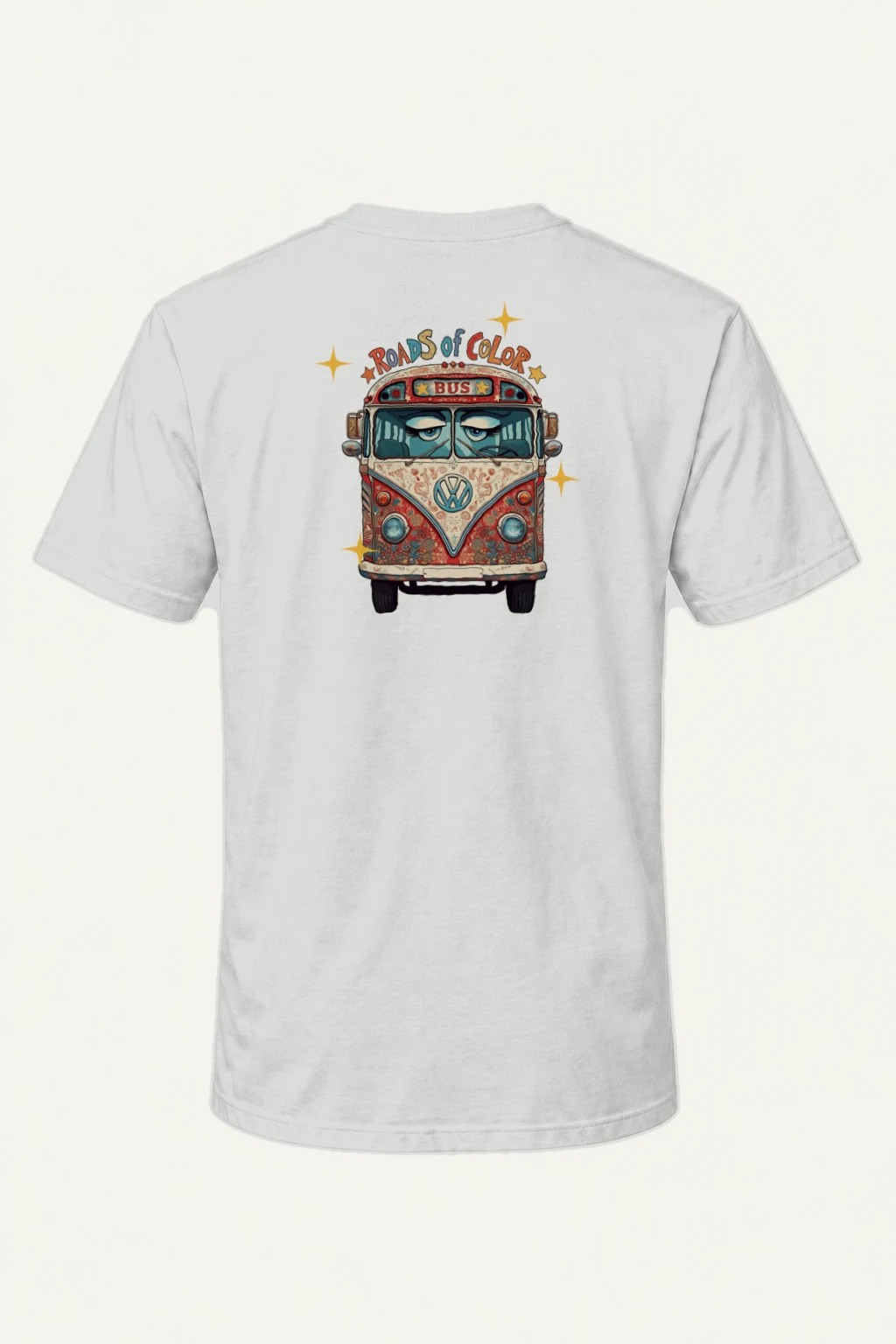 "Roads Of Color" Heavyweight Unisex Crewneck T-shirt | Gildan 5000