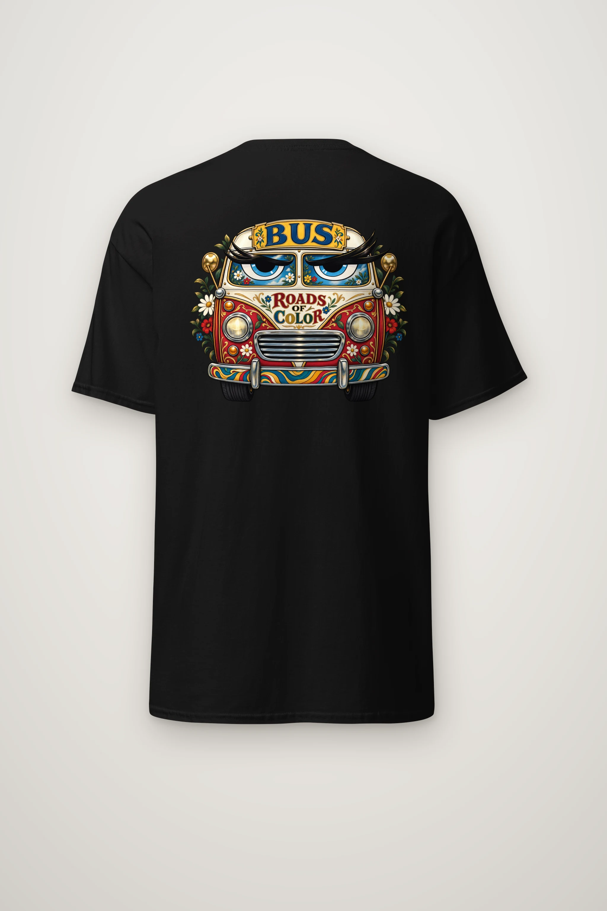 "Roads Of Color" Heavyweight Unisex Crewneck T-shirt