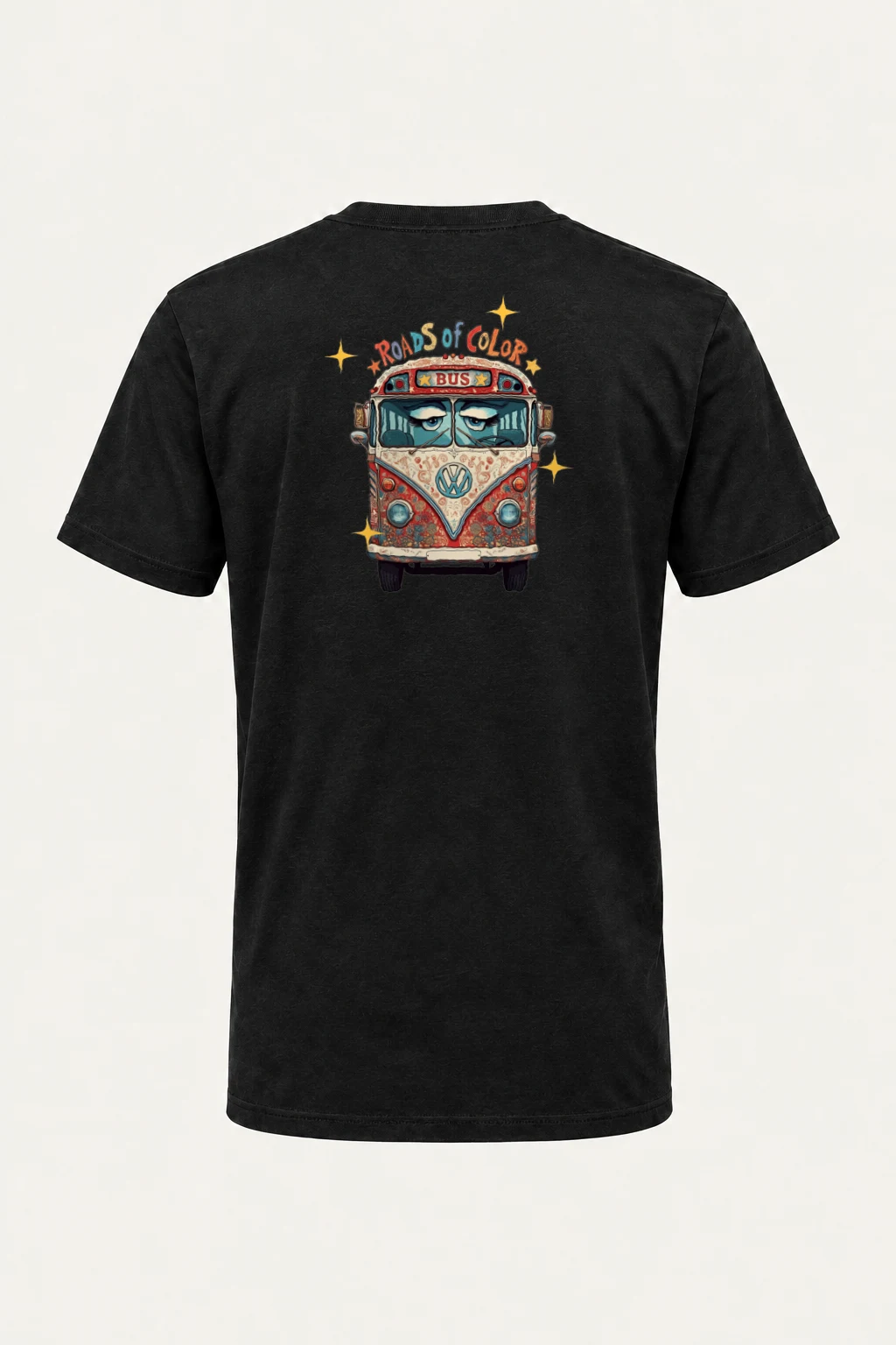 "Roads Of Color" Heavyweight Unisex Crewneck T-shirt | Gildan 5000