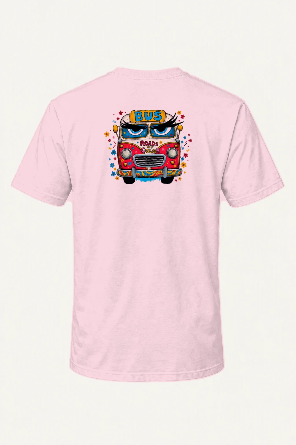 "Roads of Color" Heavyweight Unisex Crewneck T-shirt | Gildan 5000