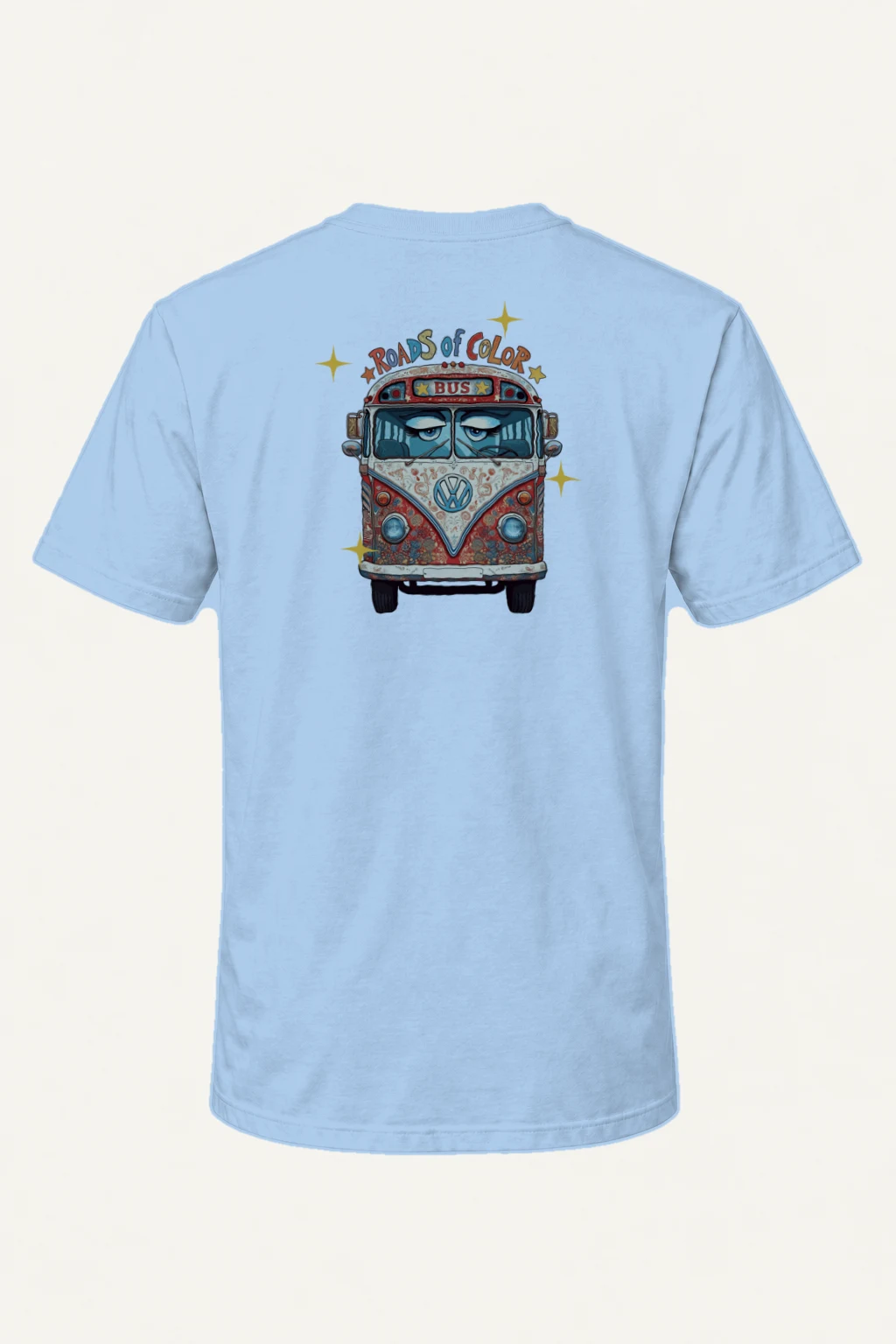"Roads Of Color" Heavyweight Unisex Crewneck T-shirt | Gildan 5000