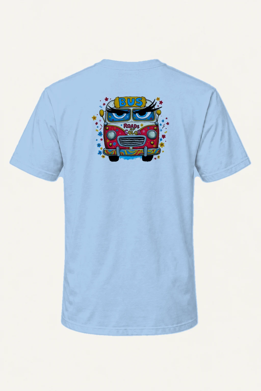 "Roads of Color" Heavyweight Unisex Crewneck T-shirt | Gildan 5000