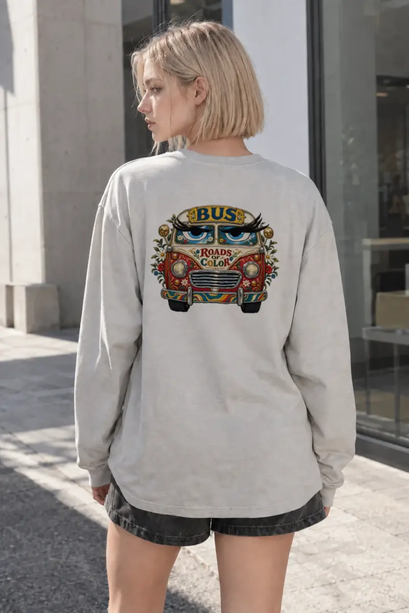 "Roads Of Color" Unisex Longsleeve T-shirt | Gildan 2400