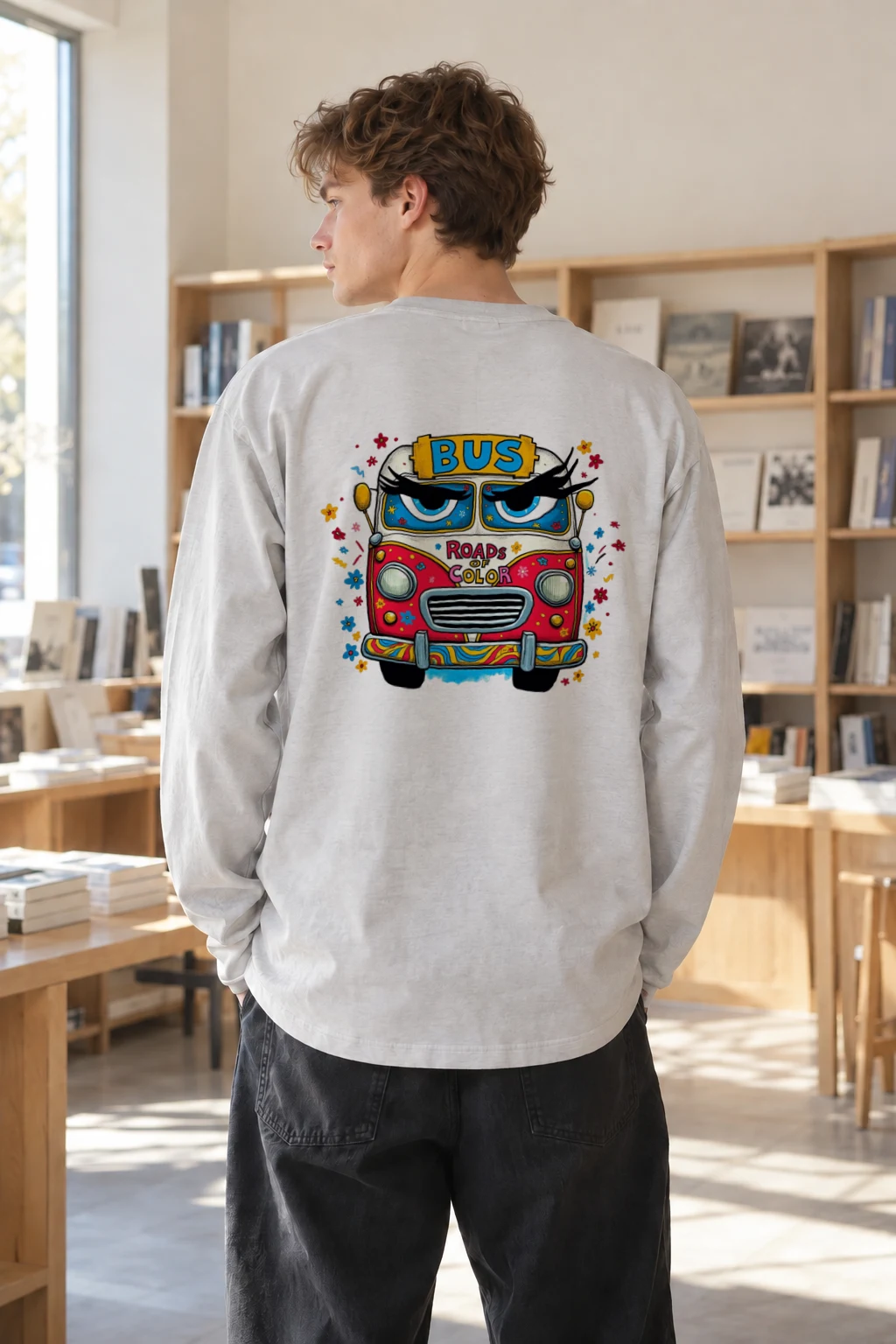 "Roads Of Color" Unisex Longsleeve T-shirt | Gildan 2400