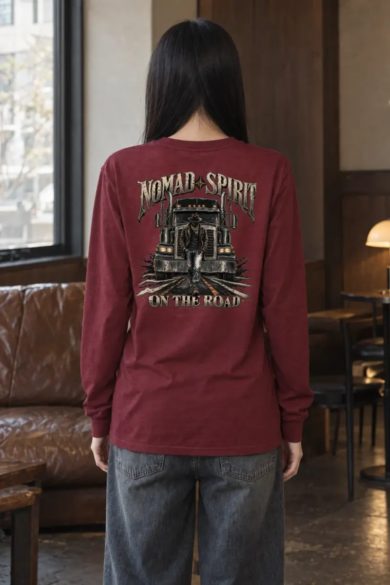 "Roadside Drifter" Unisex Longsleeve T-shirt | Gildan 2400