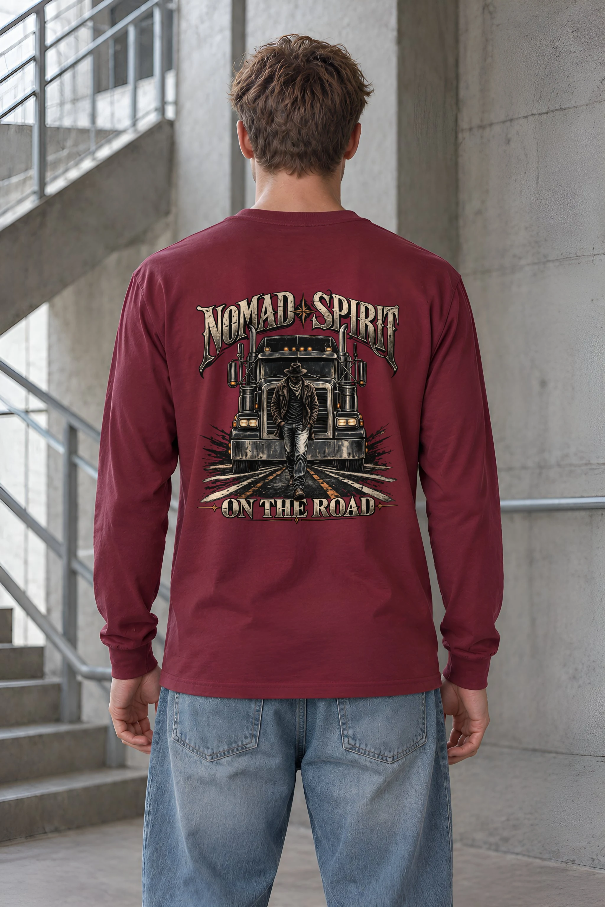 "Roadside Drifter" Unisex Longsleeve T-shirt