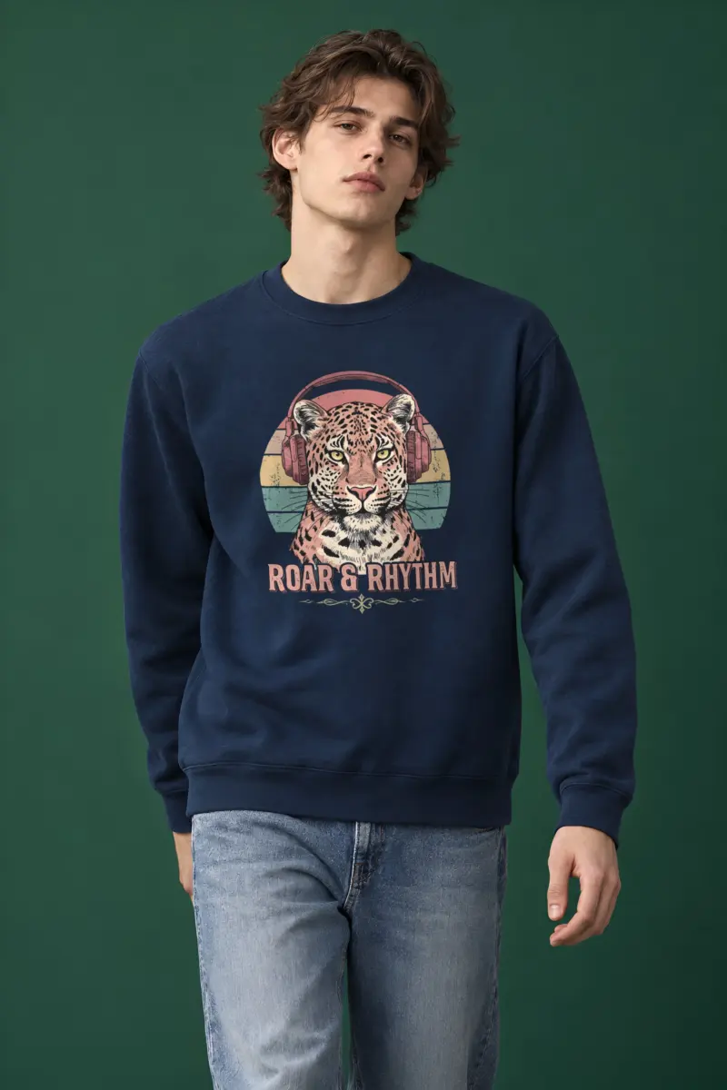 "Roar & Rhythm" Heavy Blend Unisex Crewneck Sweatshirt