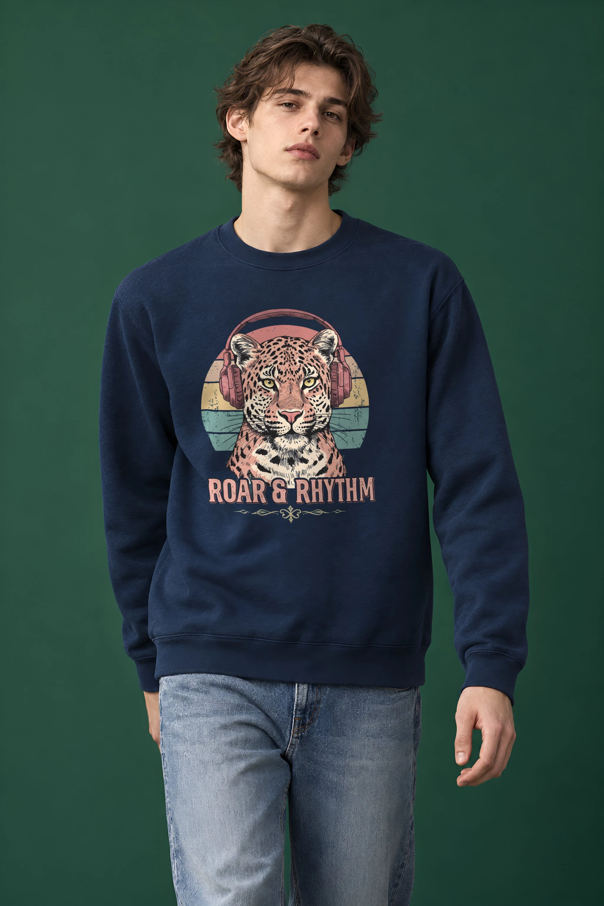 "Roar & Rhythm" 1 Crewneck Sweatshirt