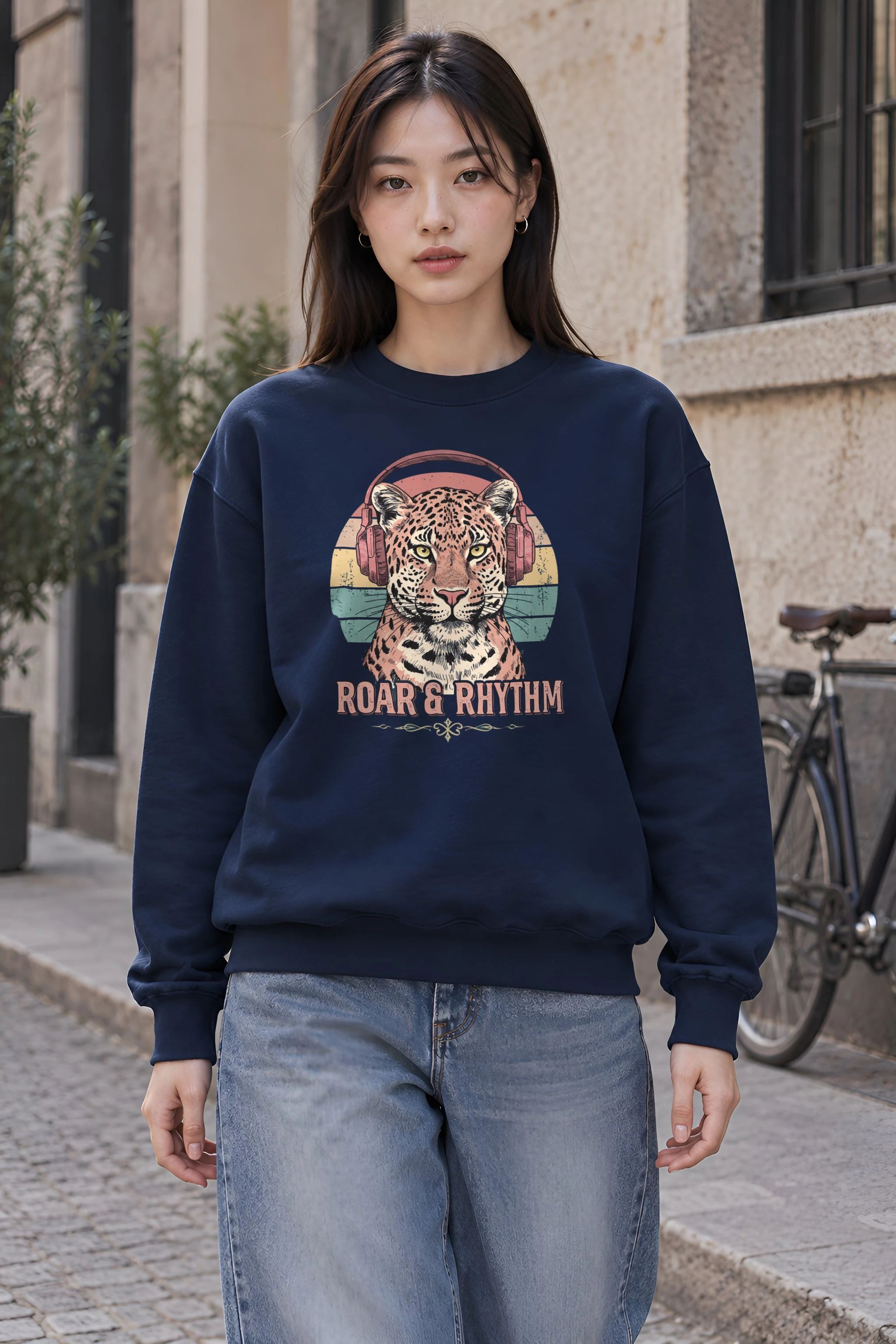 "Roar & Rhythm" 1 Crewneck Sweatshirt