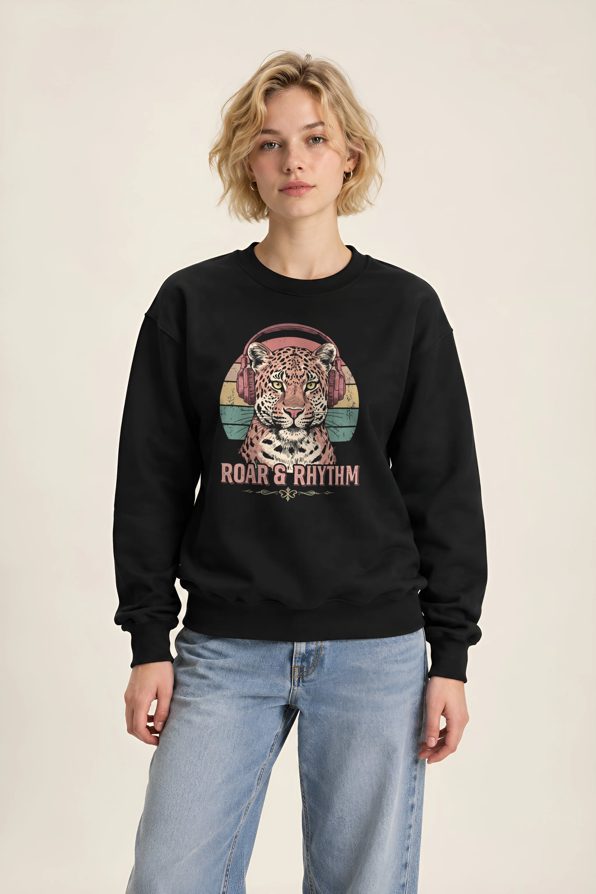 "Roar & Rhythm" 1 Crewneck Sweatshirt