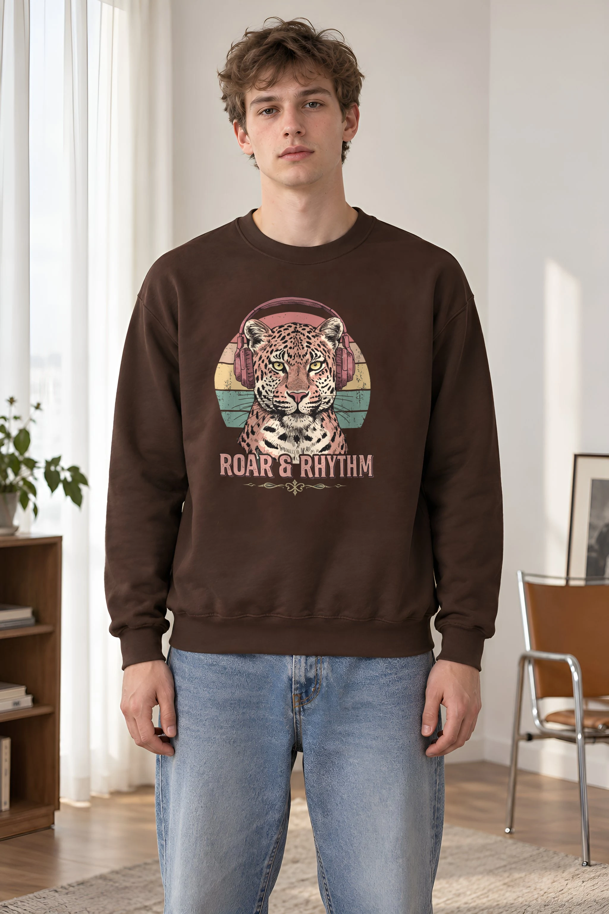 "Roar & Rhythm" 1 Crewneck Sweatshirt