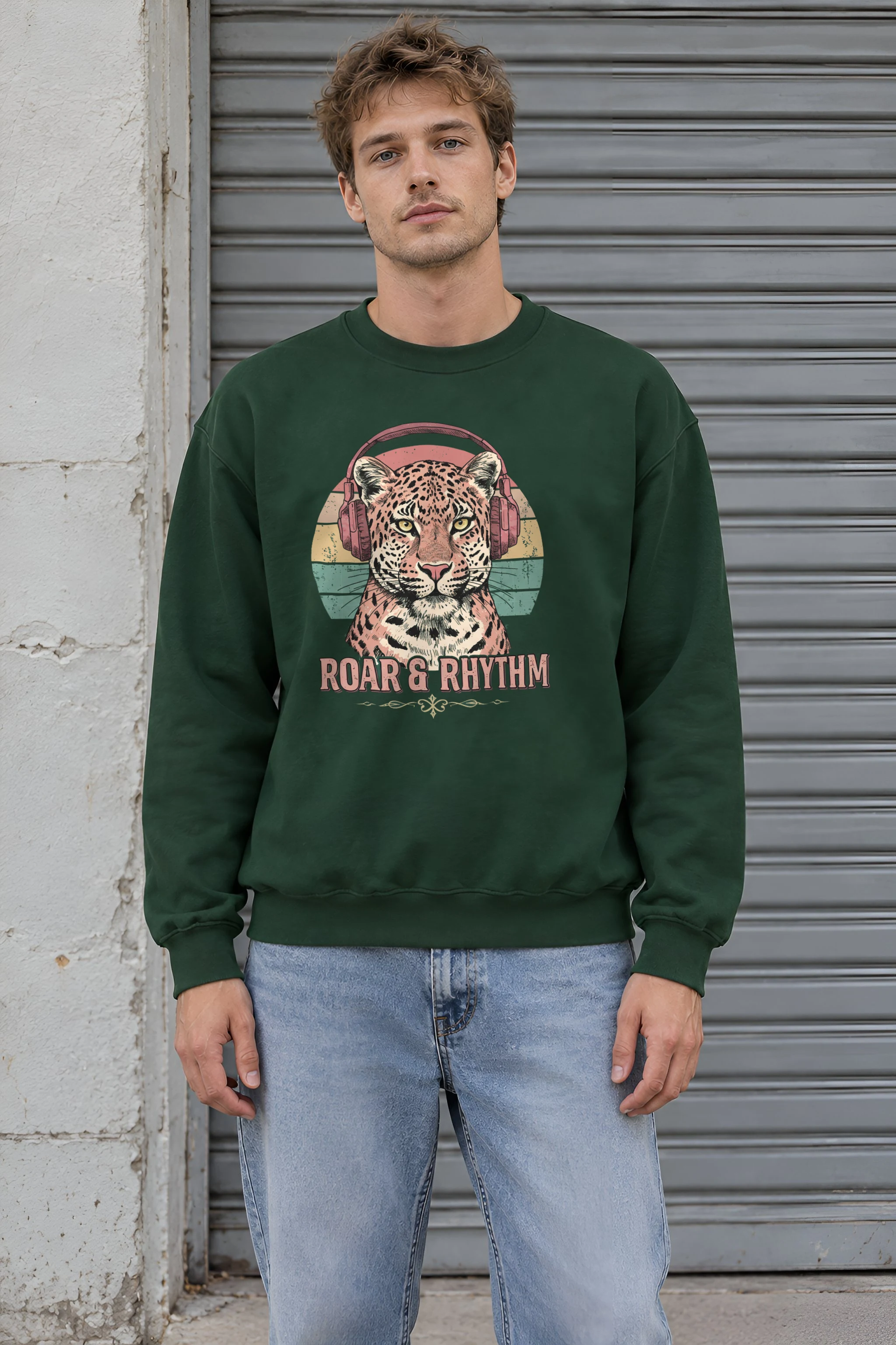 "Roar & Rhythm" 1 Crewneck Sweatshirt