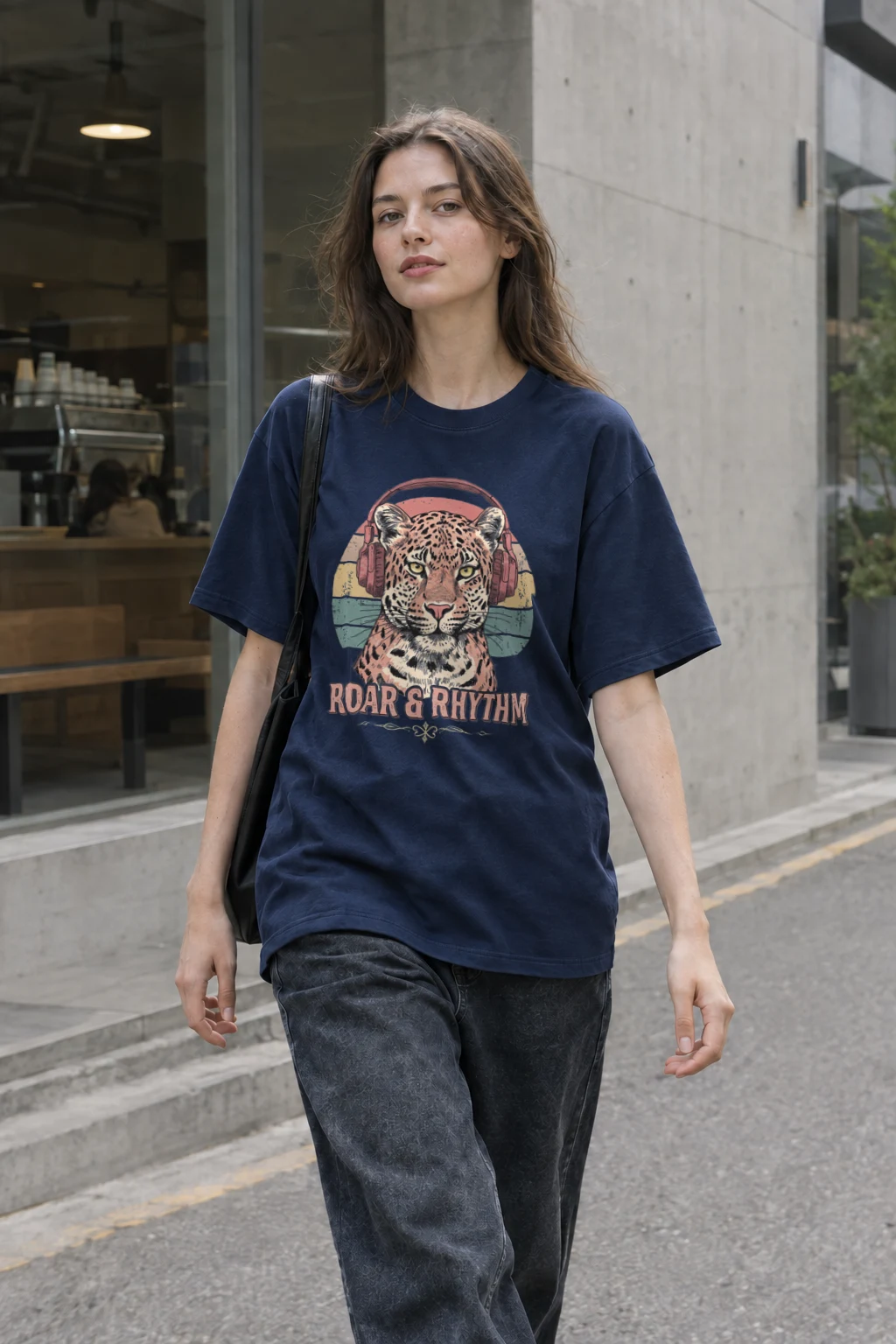 "Roar & Rhythm" Heavyweight Unisex Crewneck T-shirt | Gildan 5000