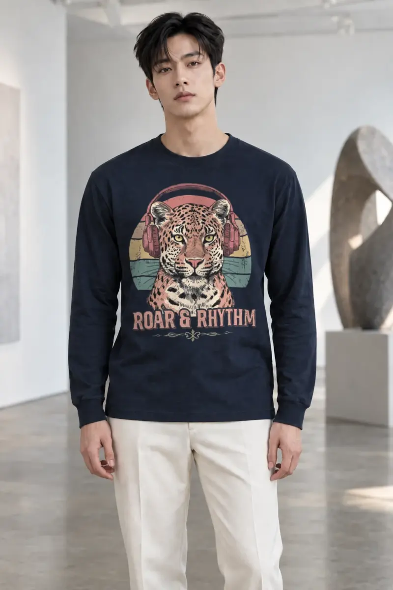 "Roar & Rhythm" Unisex Longsleeve T-shirt | Gildan 2400