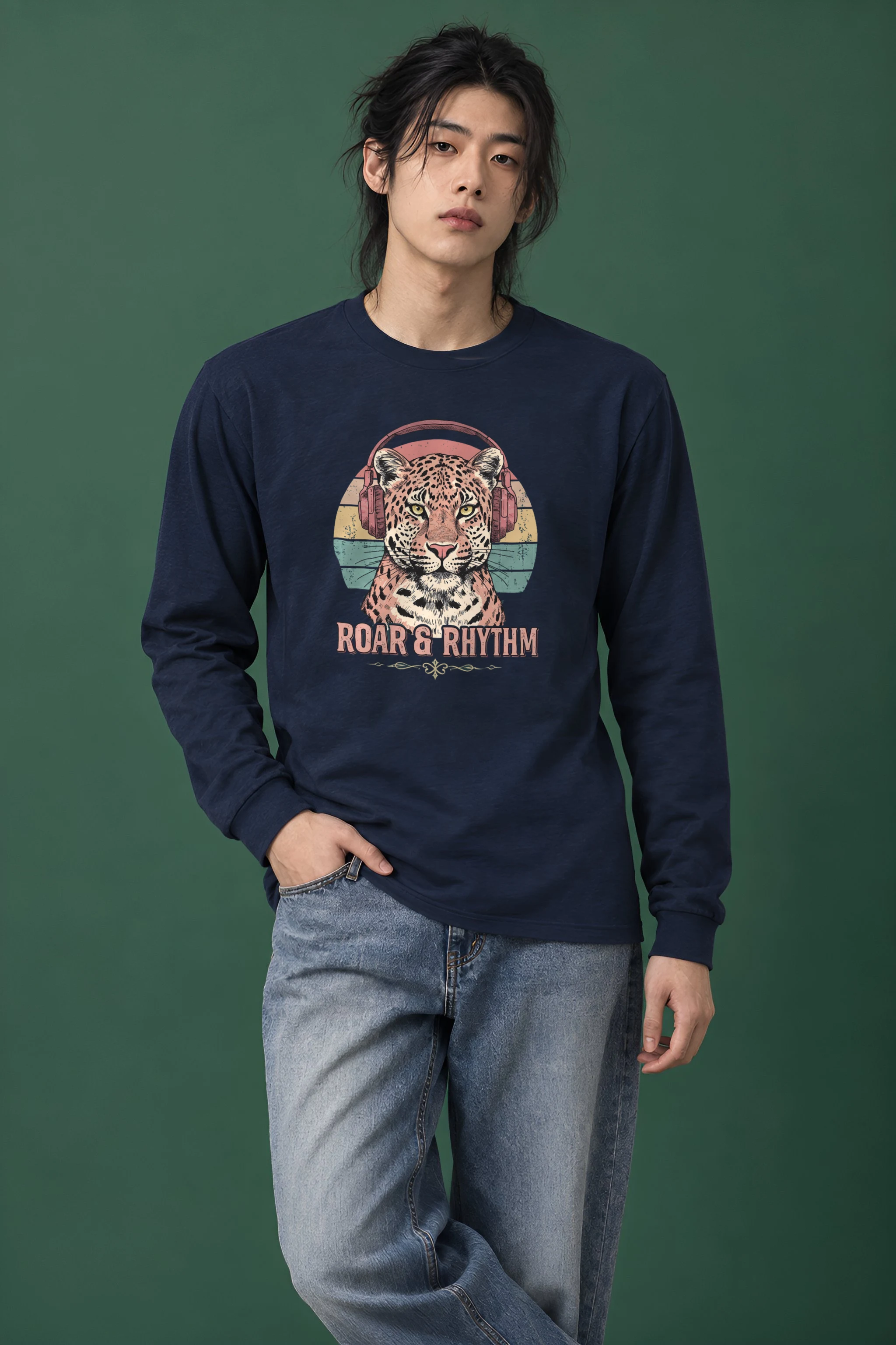 "Roar & Rhythm" Unisex Longsleeve T-shirt