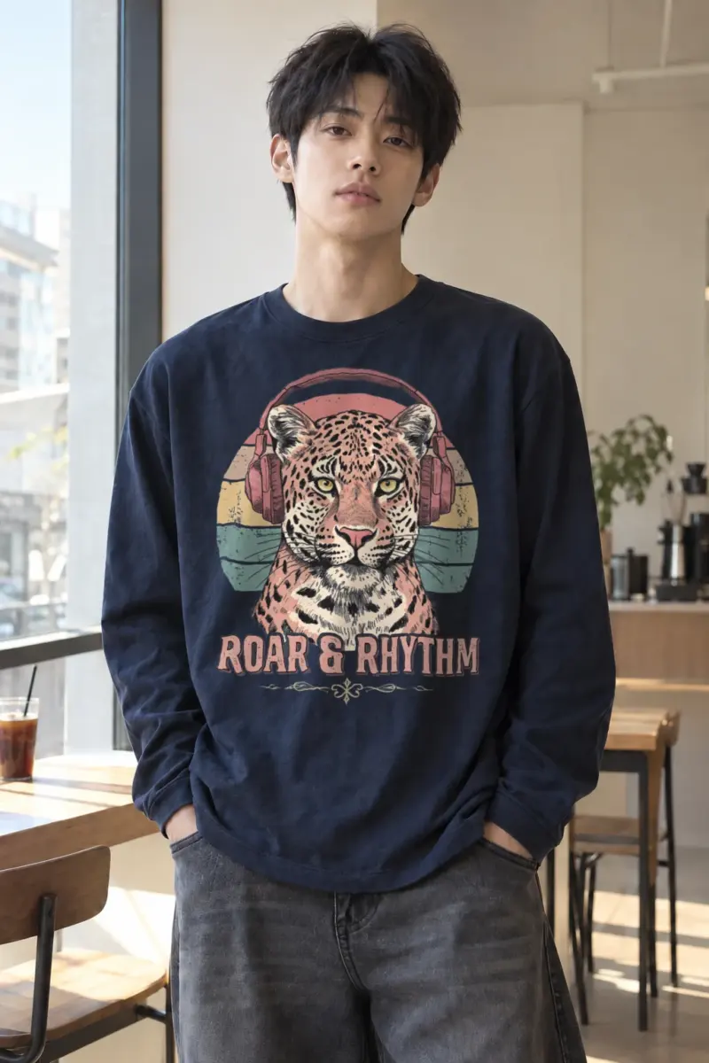 "Roar & Rhythm" Unisex Longsleeve T-shirt | Gildan 2400