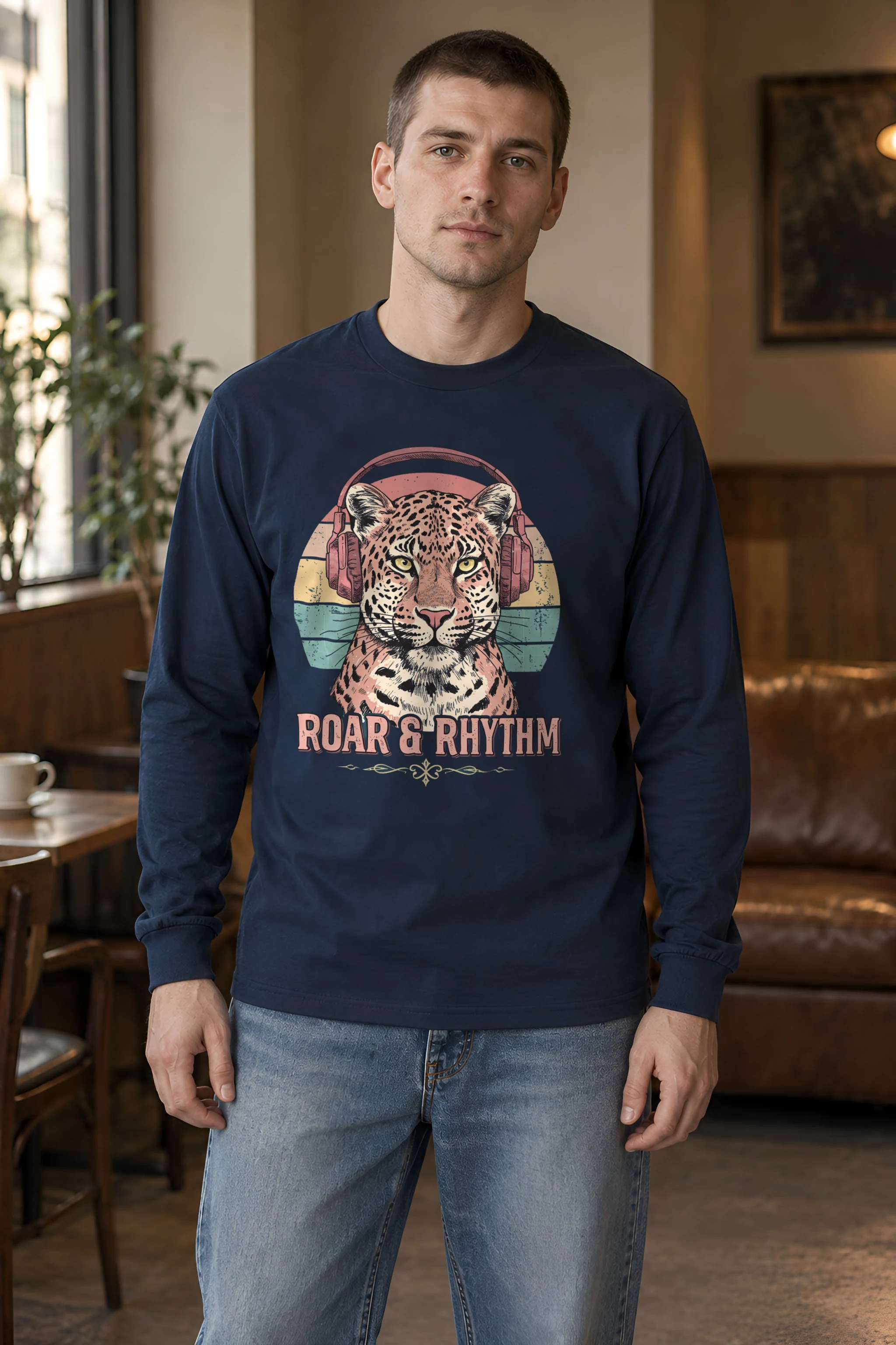 "Roar & Rhythm" Unisex Longsleeve T-shirt