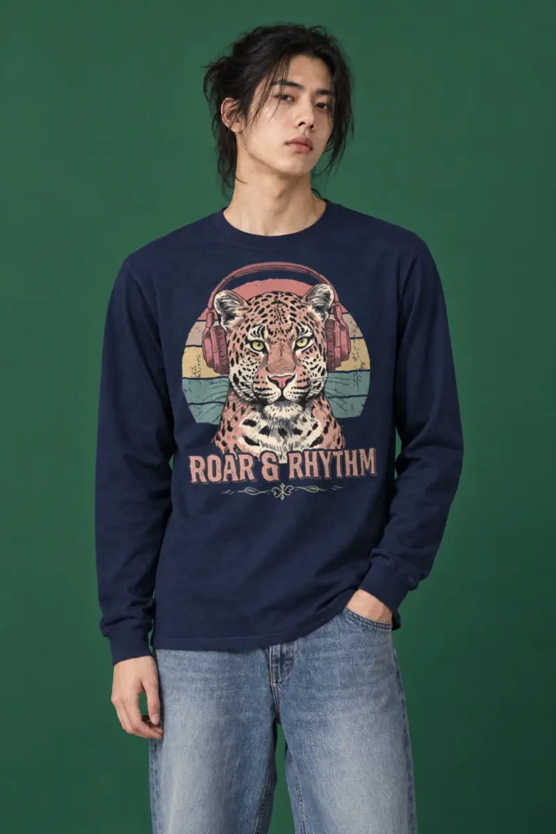 "Roar & Rhythm" Unisex Longsleeve T-shirt