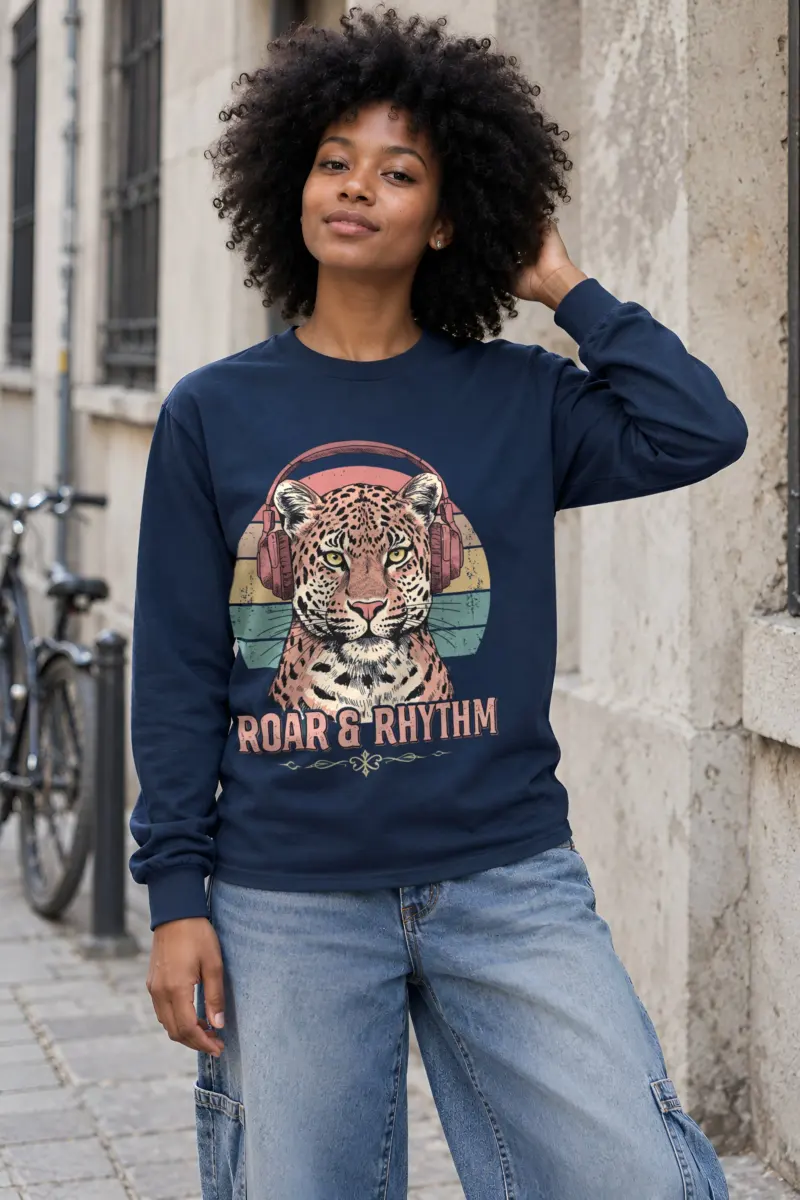 "Roar & Rhythm" Unisex Longsleeve T-shirt