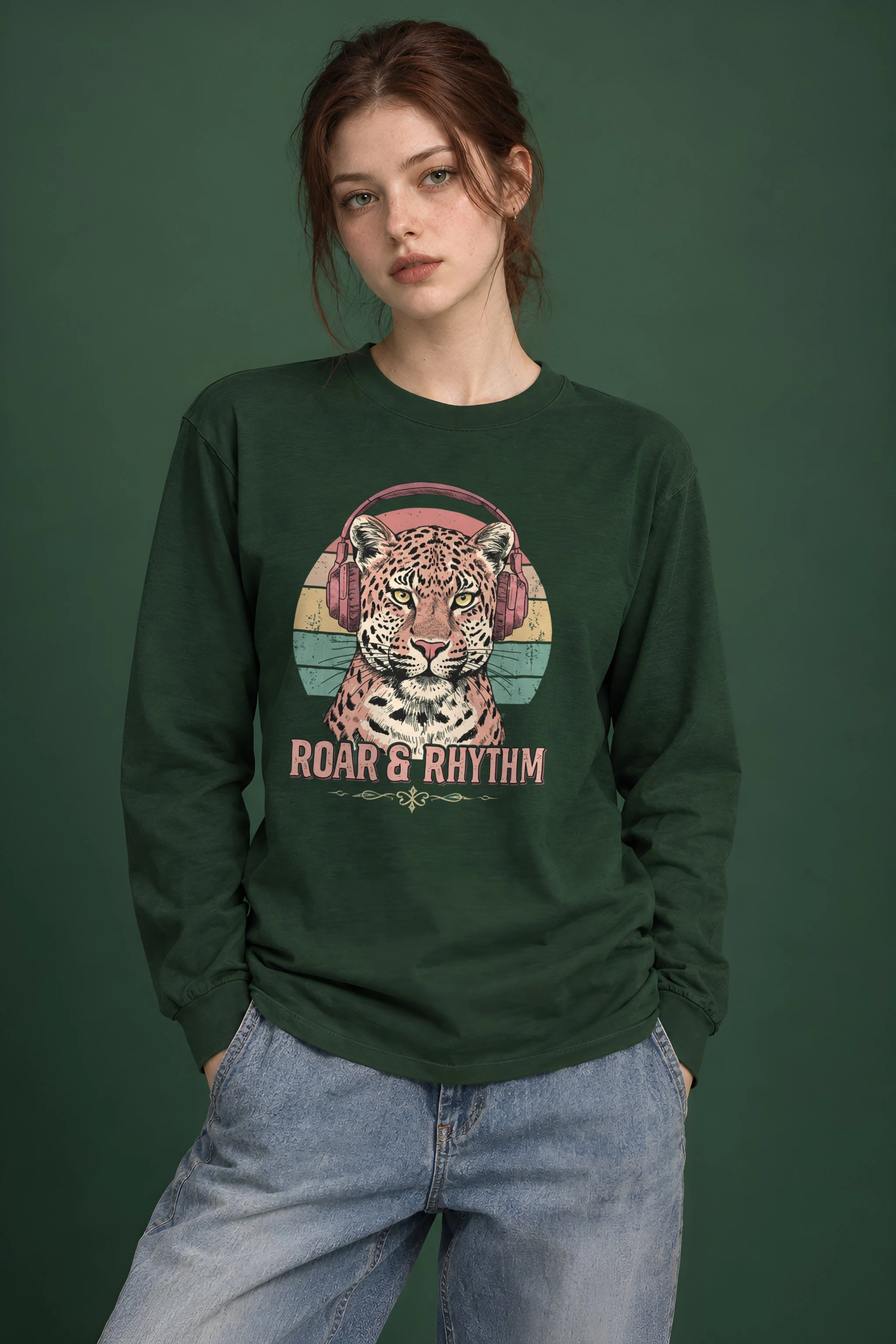 "Roar & Rhythm" Unisex Longsleeve T-shirt