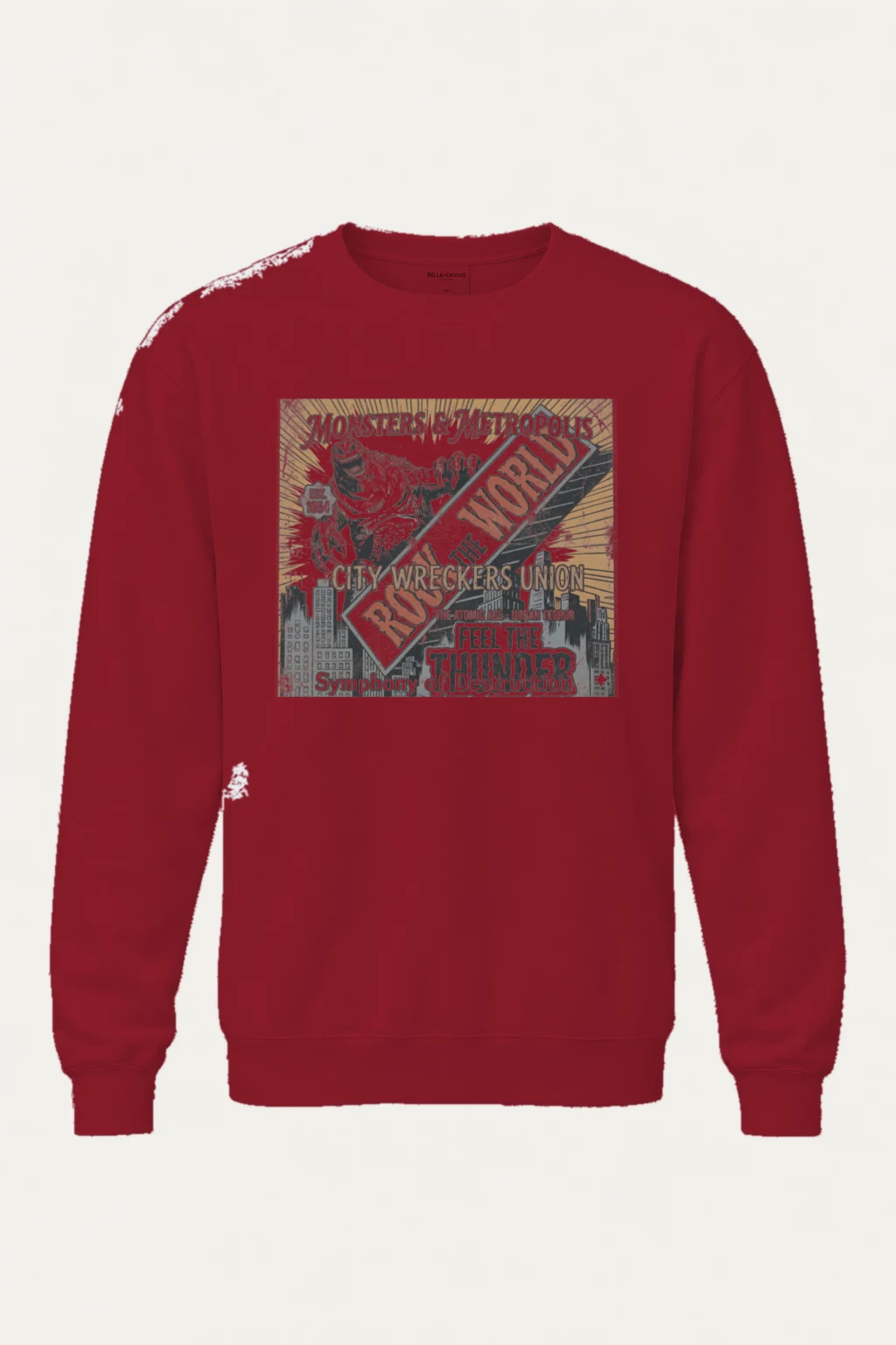 "Roar The World" Heavy Blend Unisex Crewneck Sweatshirt | Gildan 18000