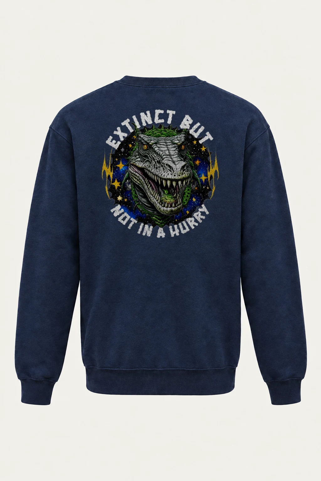 "Roaring T-Rex Stars" Heavy Blend Unisex Crewneck Sweatshirt | Gildan 18000