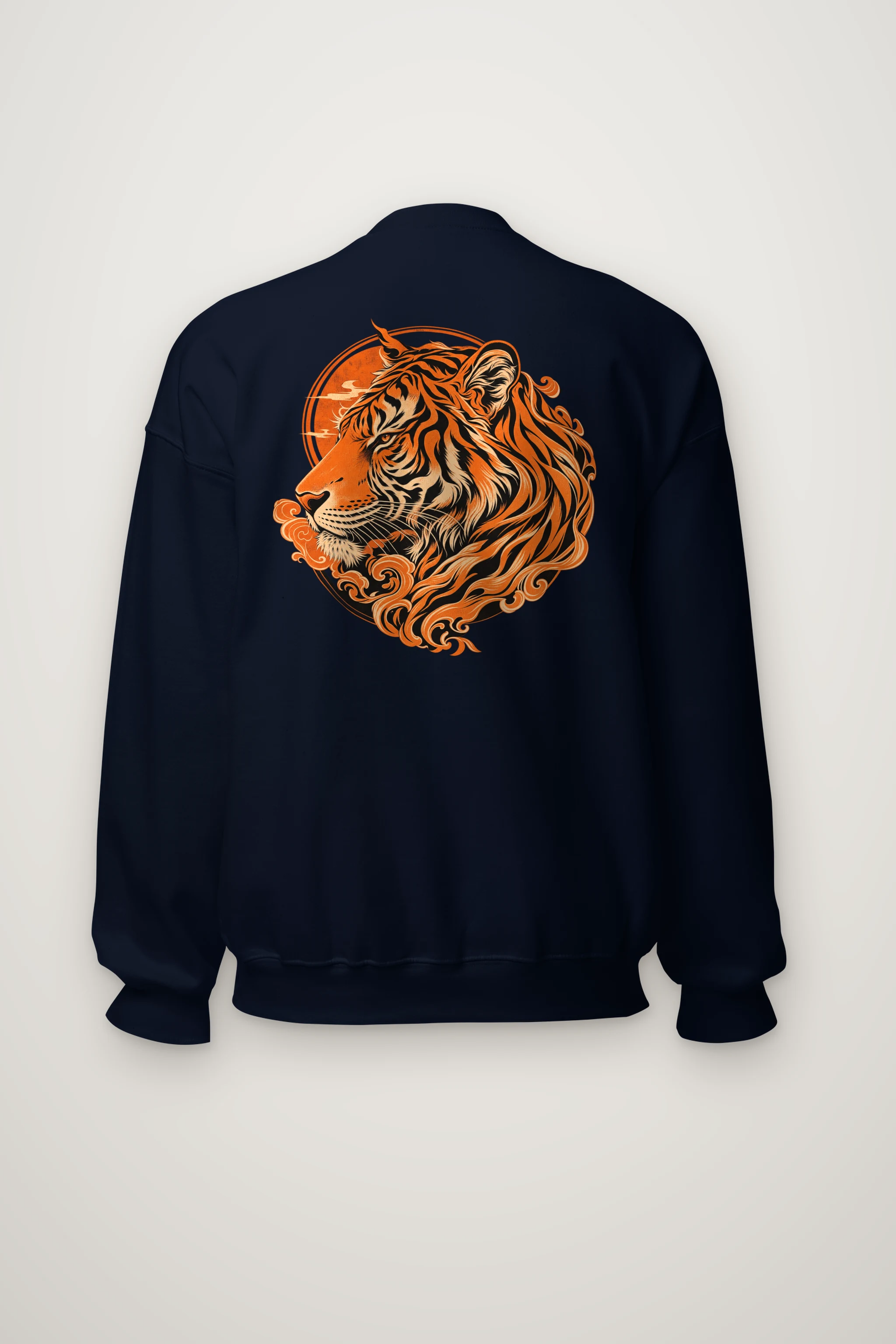 "Roaring Tiger Ink" Heavy Blend Unisex Crewneck Sweatshirt