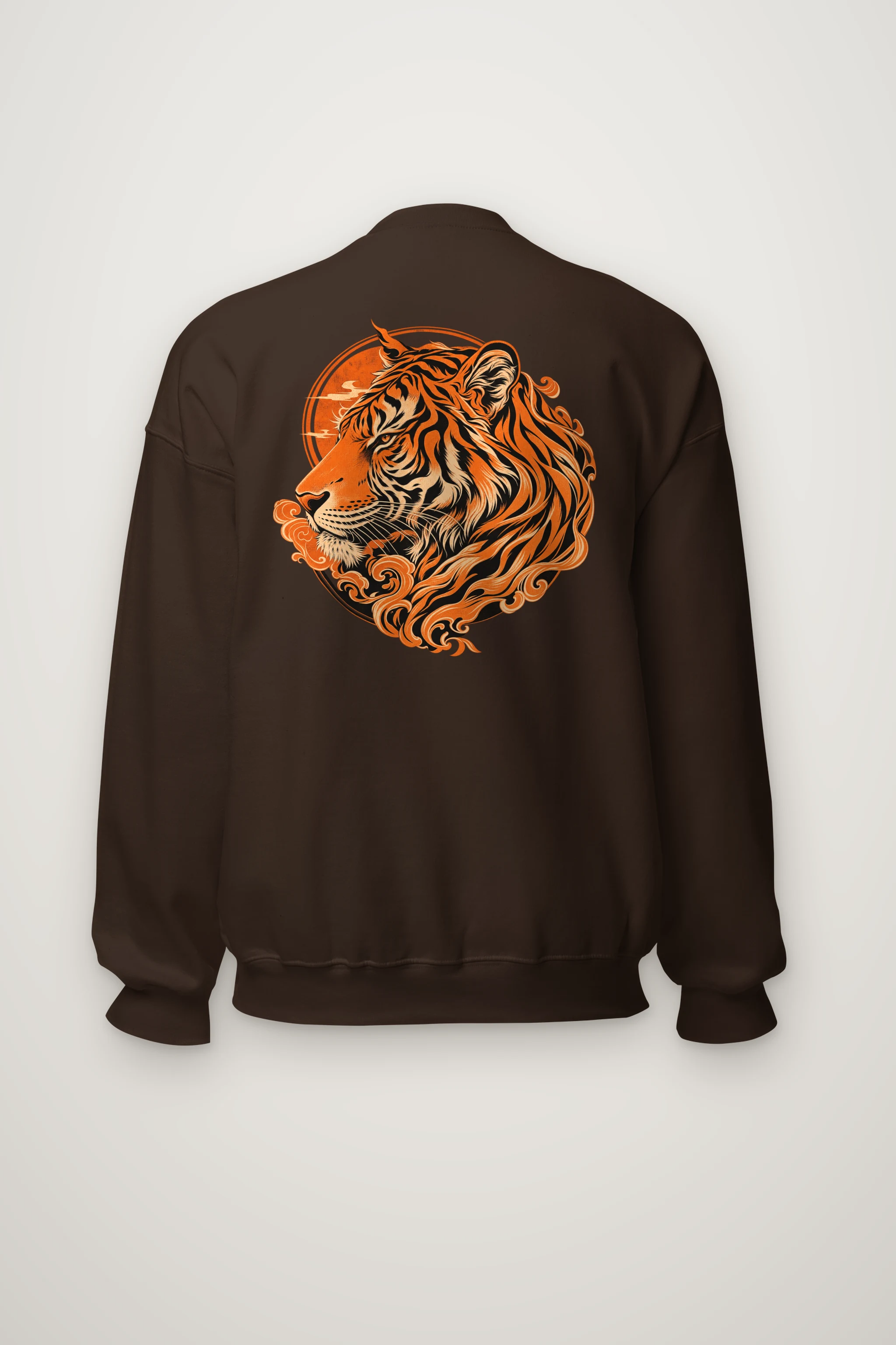"Roaring Tiger Ink" Heavy Blend Unisex Crewneck Sweatshirt