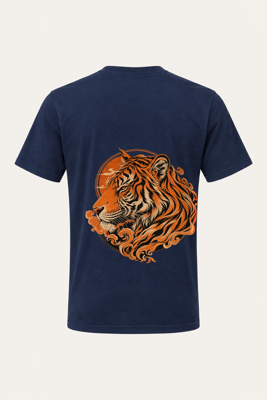 "Roaring Tiger Ink" Heavyweight Unisex Crewneck T-shirt | Gildan 5000