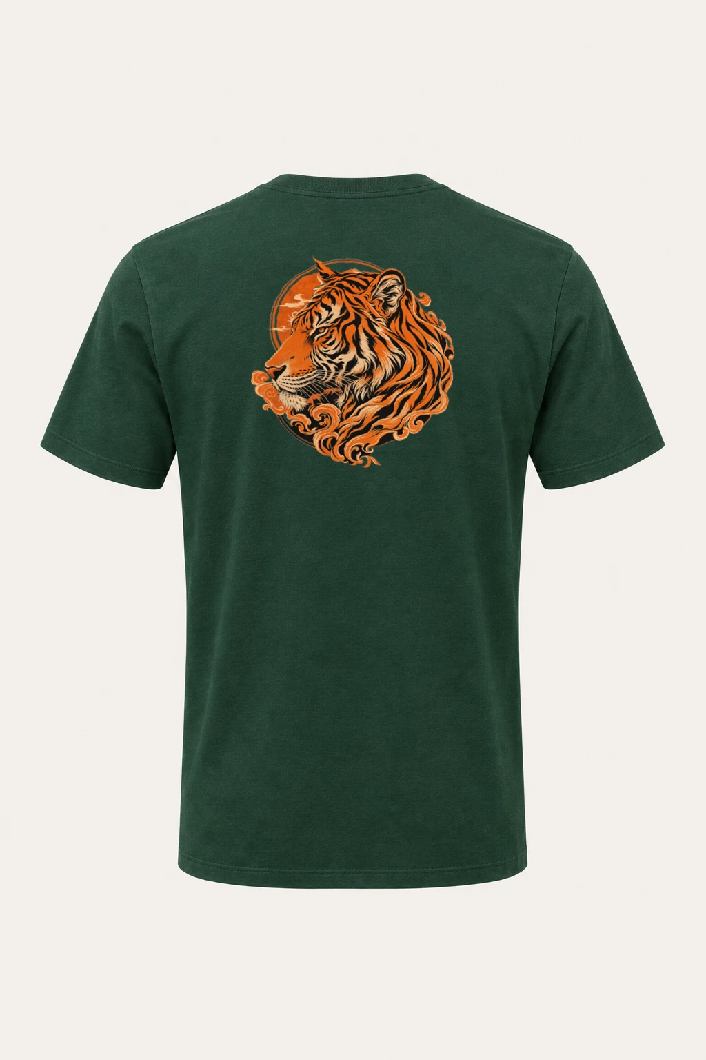 "Roaring Tiger Ink" Heavyweight Unisex Crewneck T-shirt | Gildan 5000