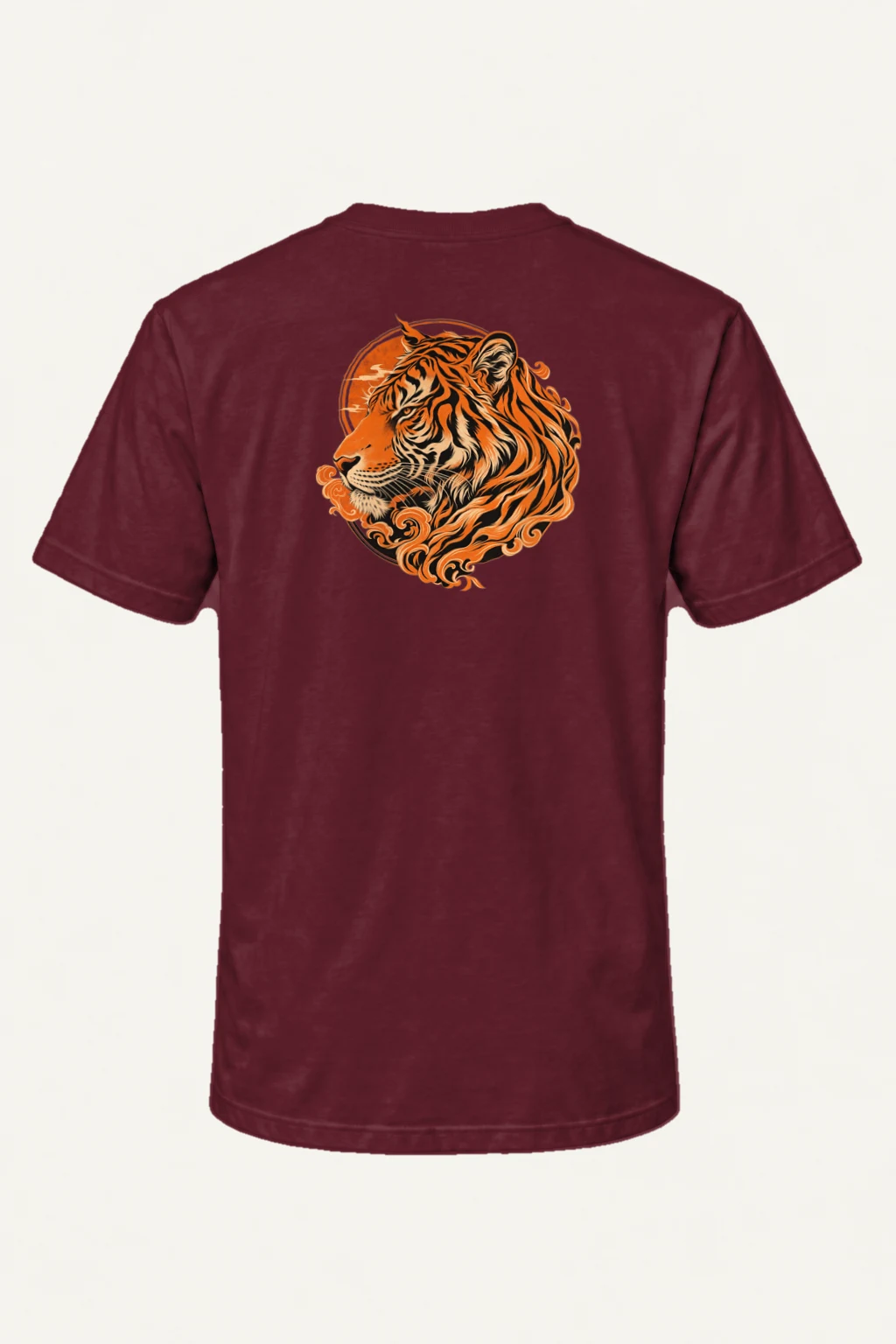 "Roaring Tiger Ink" Heavyweight Unisex Crewneck T-shirt | Gildan 5000