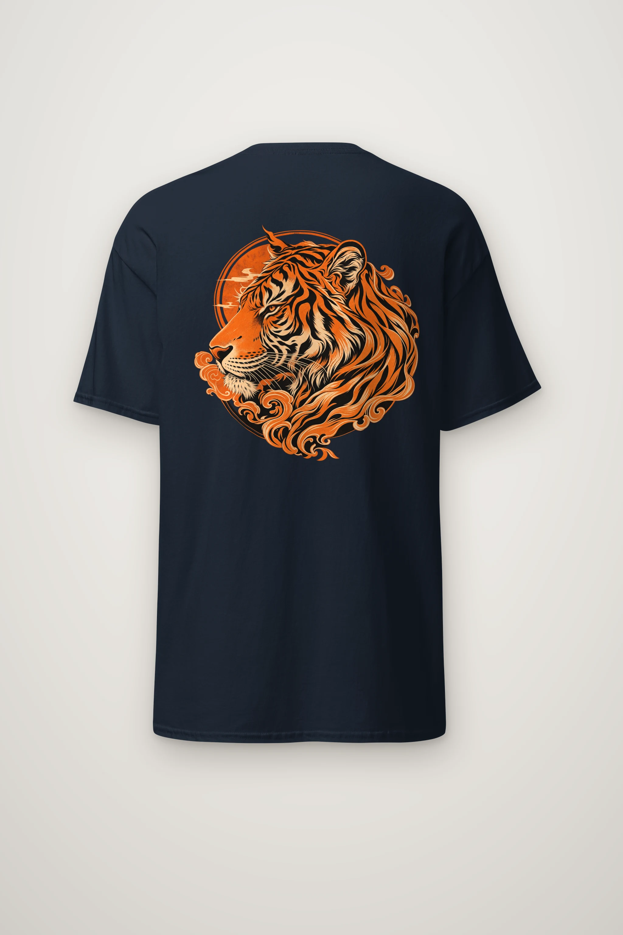 "Roaring Tiger Ink" Heavyweight Unisex Crewneck T-shirt