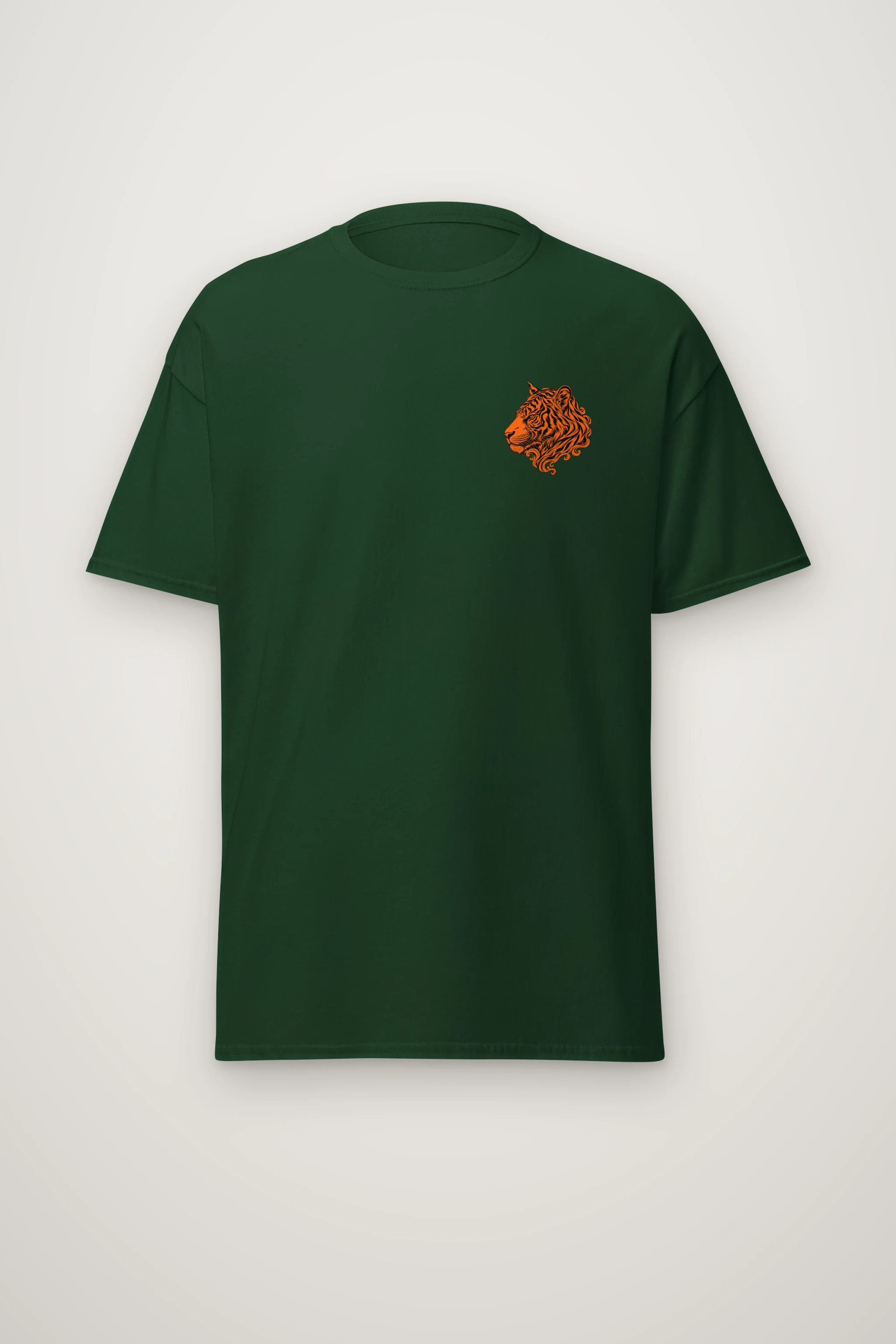 "Roaring Tiger Ink" Heavyweight Unisex Crewneck T-shirt