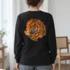 "Ornate Tiger Profile" Unisex Longsleeve T-shirt | Gildan 2400