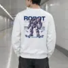 "Robot Anime" Heavy Blend Unisex Crewneck Sweatshirt