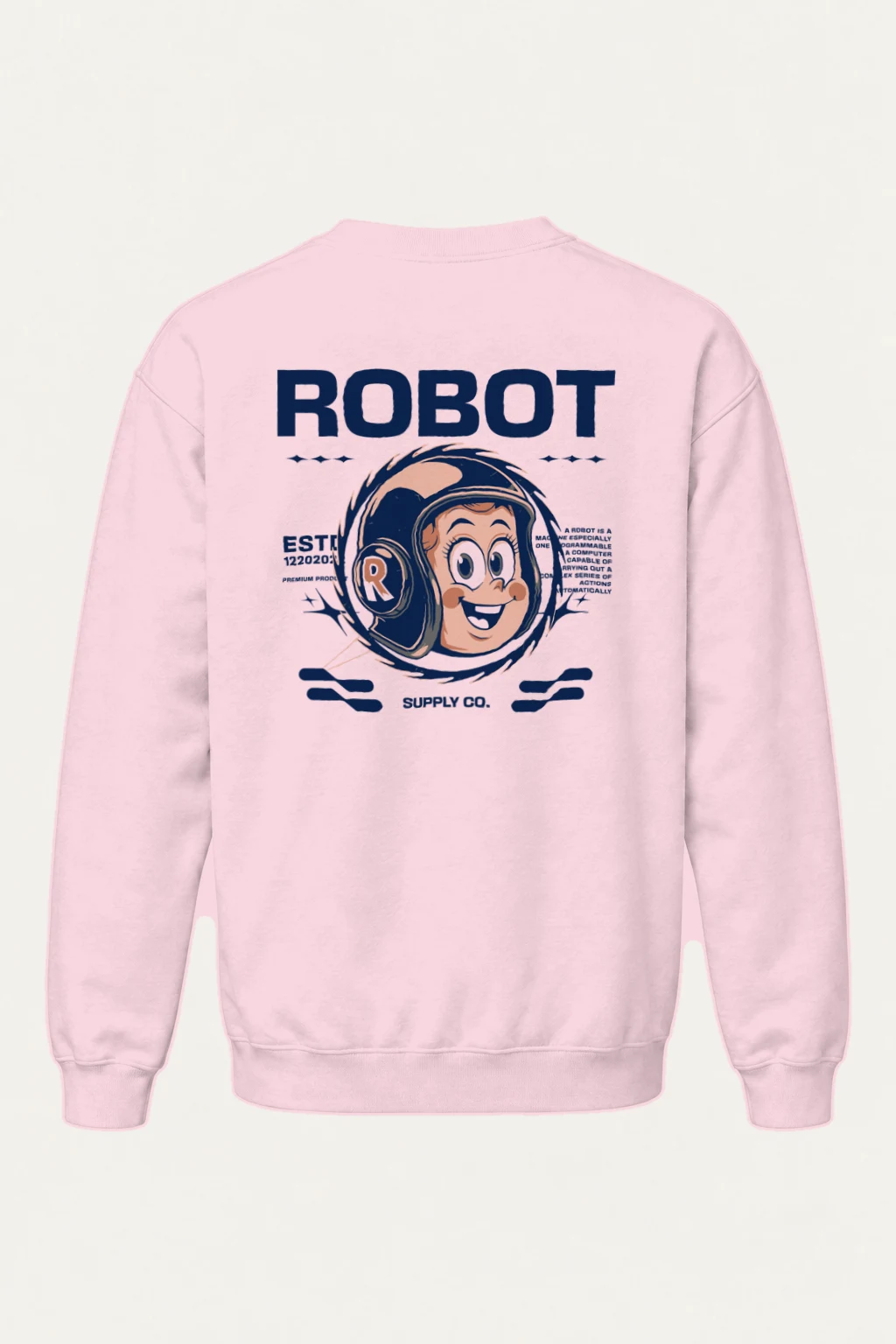 "Robot Anime" Heavy Blend Unisex Crewneck Sweatshirt | Gildan 18000