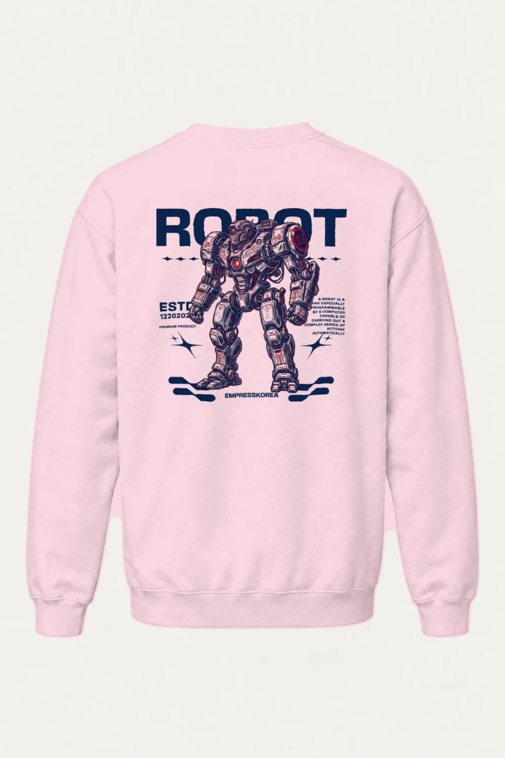 "Robot Anime" Heavy Blend Unisex Crewneck Sweatshirt | Gildan 18000