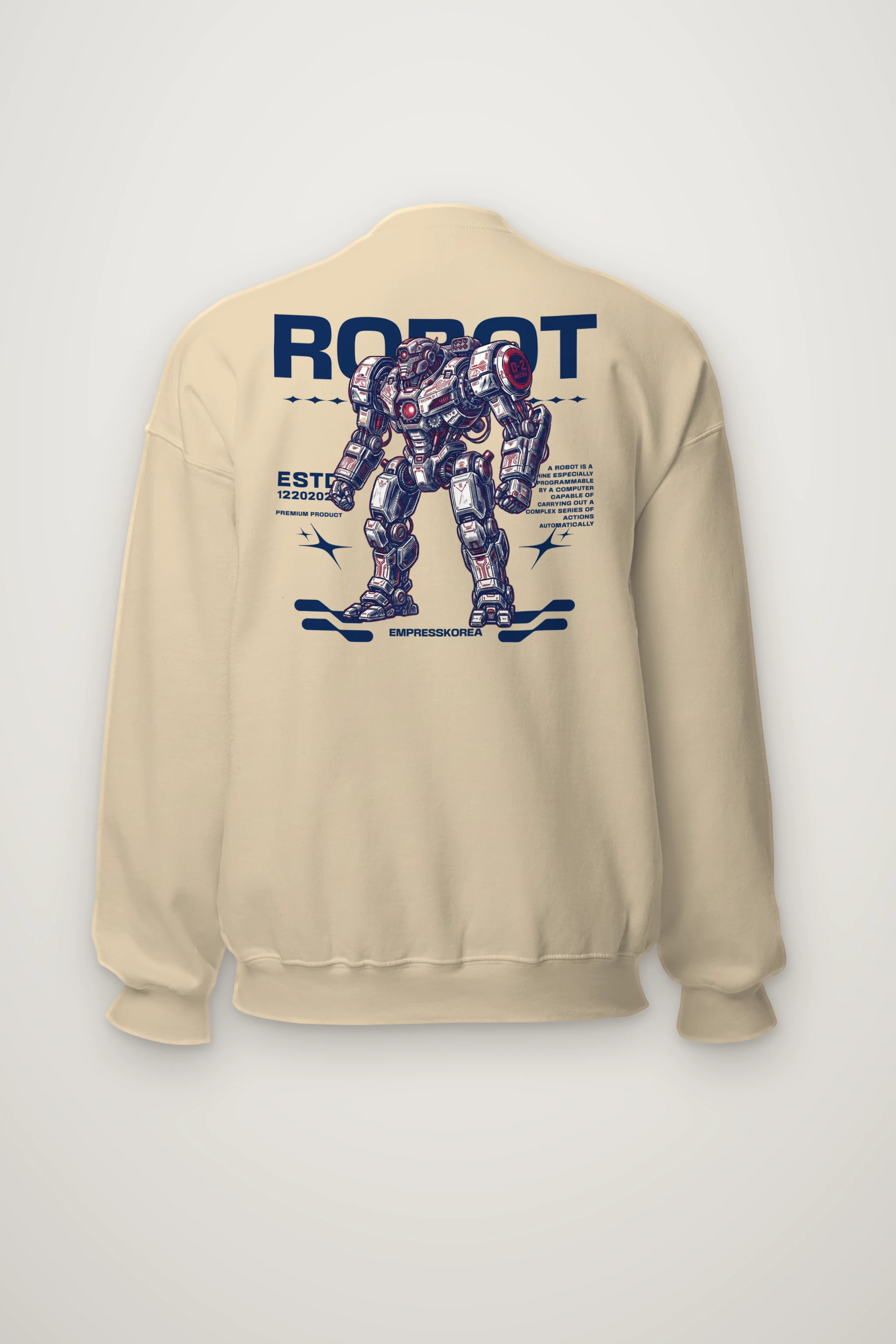 "Robot Anime" Heavy Blend Unisex Crewneck Sweatshirt
