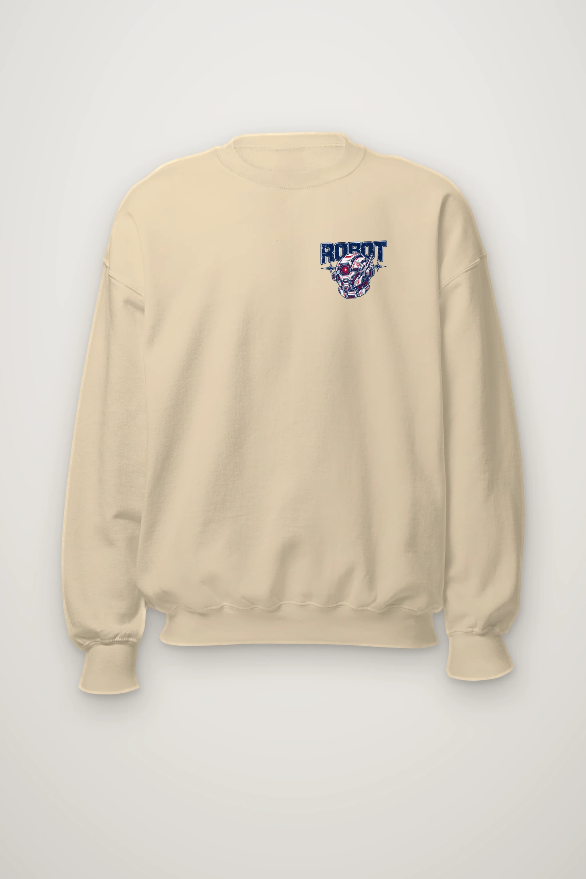 "Robot Anime" Heavy Blend Unisex Crewneck Sweatshirt