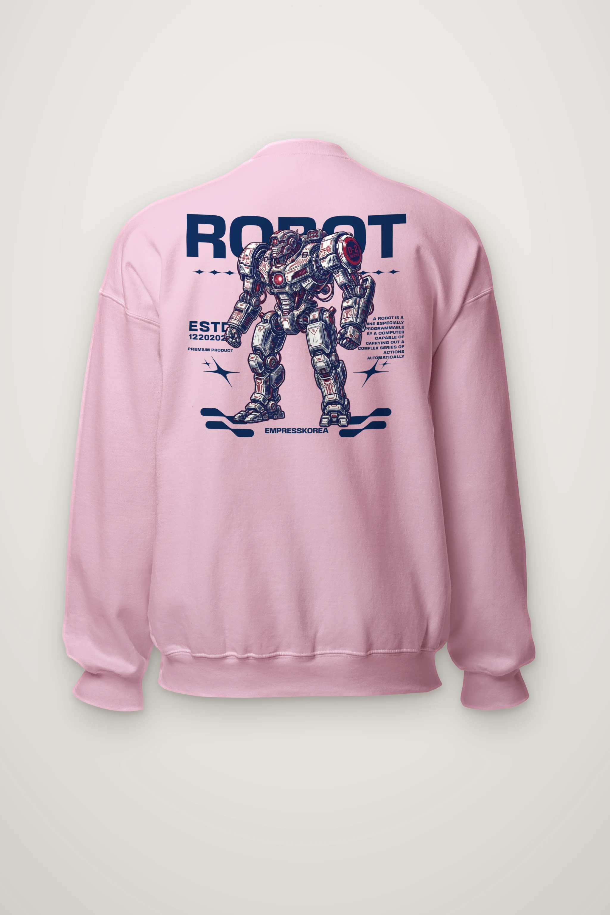 "Robot Anime" Heavy Blend Unisex Crewneck Sweatshirt