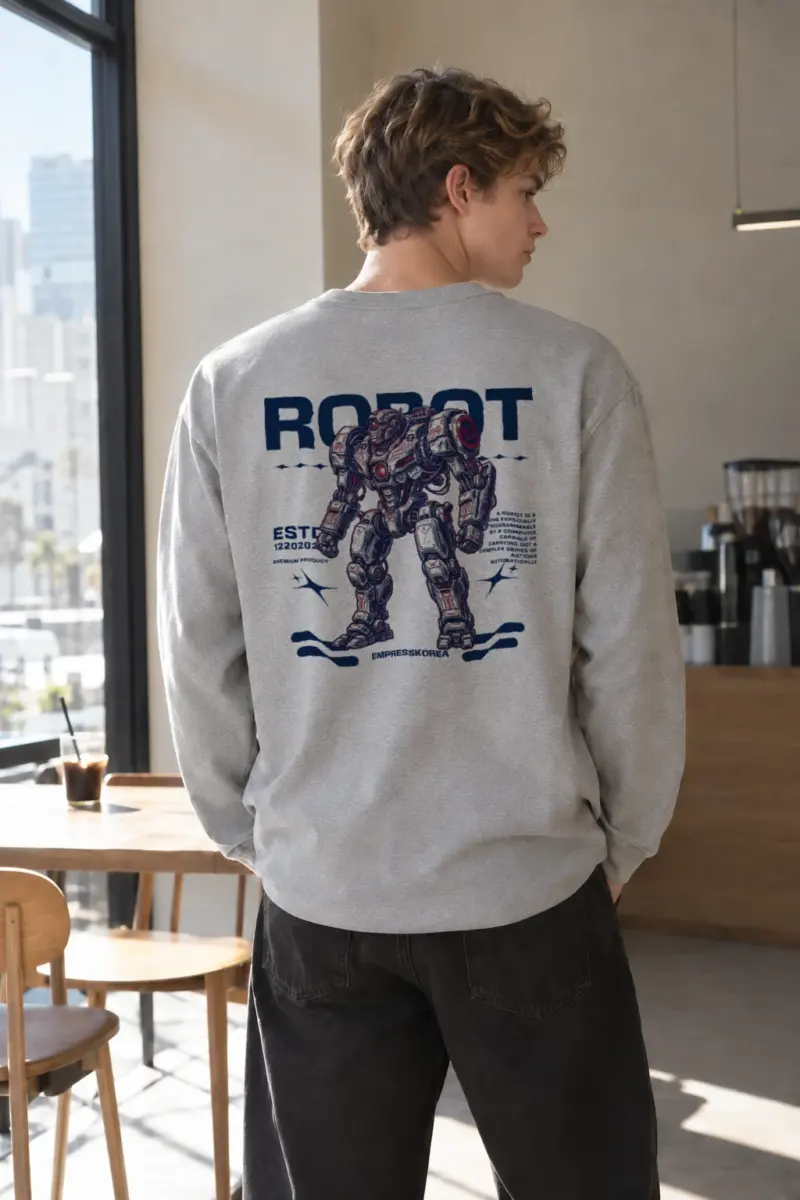 “Robot Anime” Unisex Longsleeve T-shirt | Gildan 2400