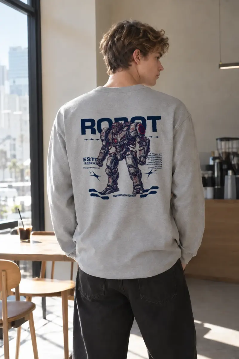 "Robot Anime" Unisex Longsleeve T-shirt | Gildan 2400