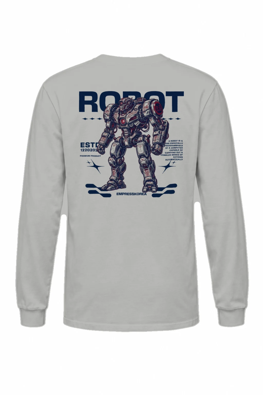 "Robot Anime" Unisex Longsleeve T-shirt | Gildan 2400