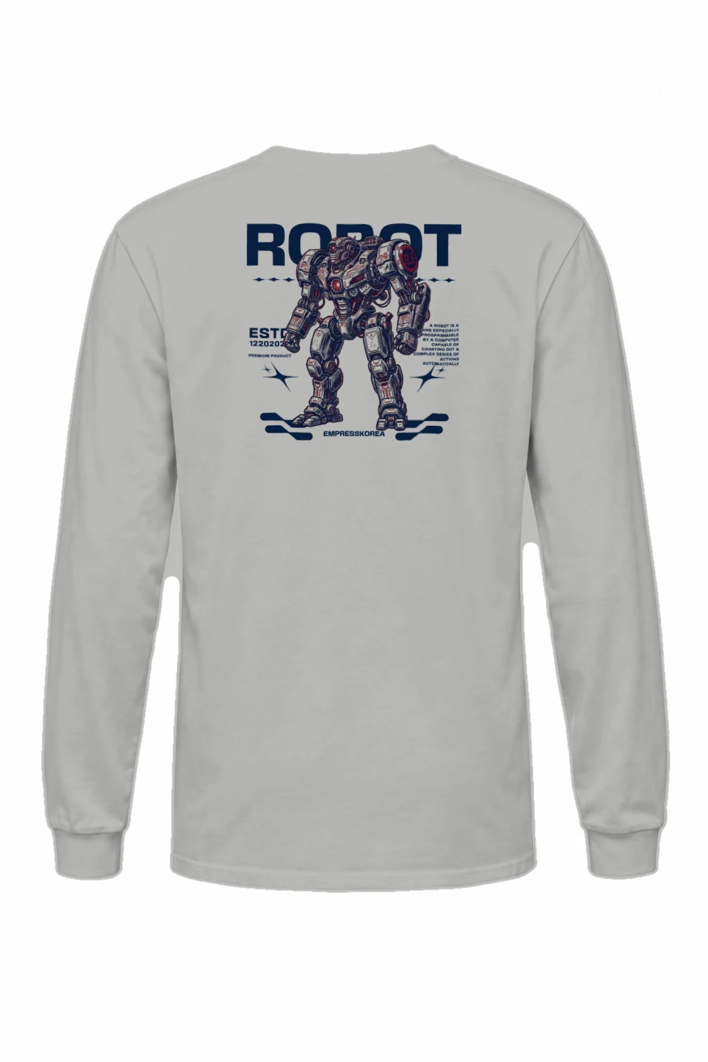 "Robot Anime" Unisex Longsleeve T-shirt | Gildan 2400