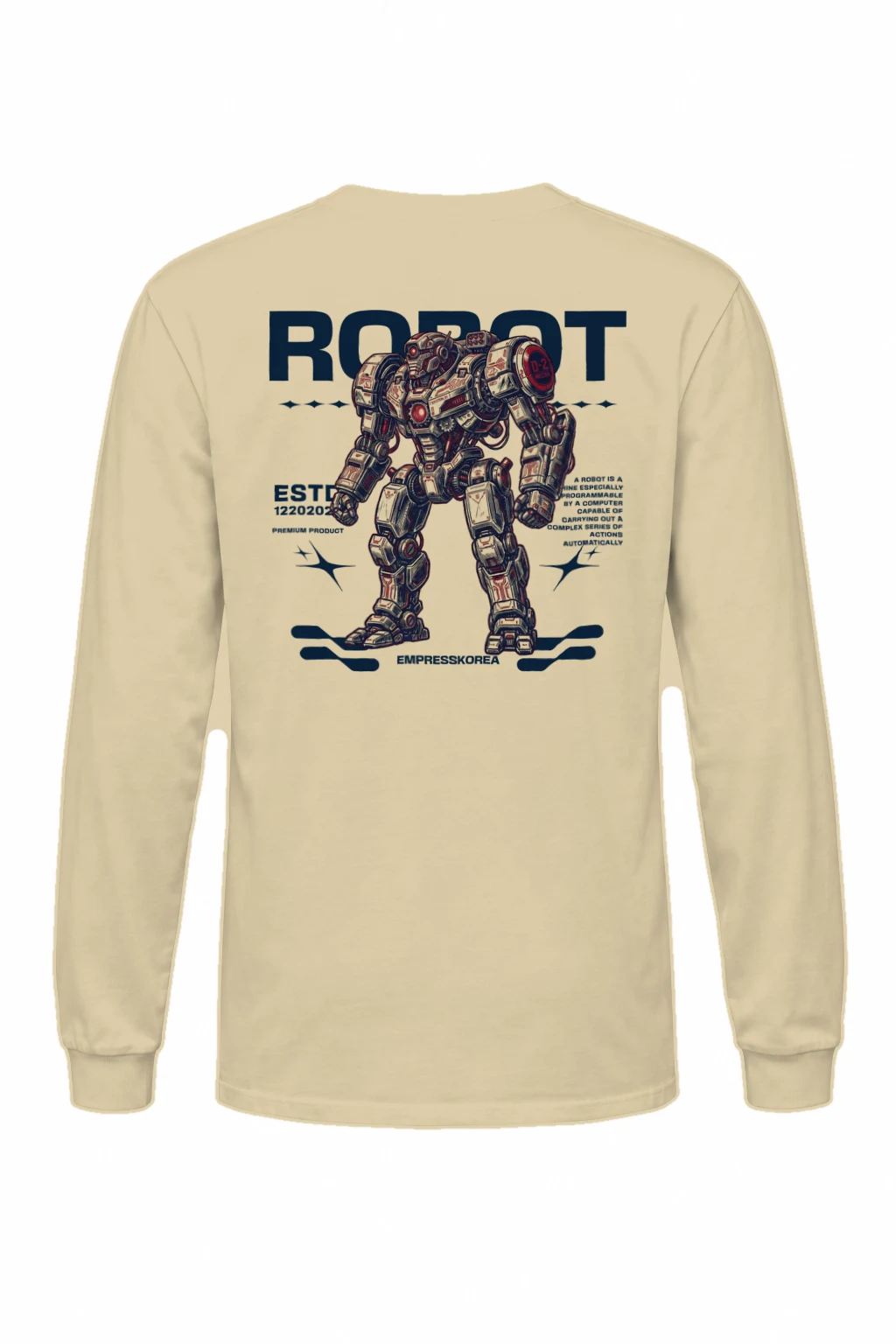 "Robot Anime" Unisex Longsleeve T-shirt | Gildan 2400