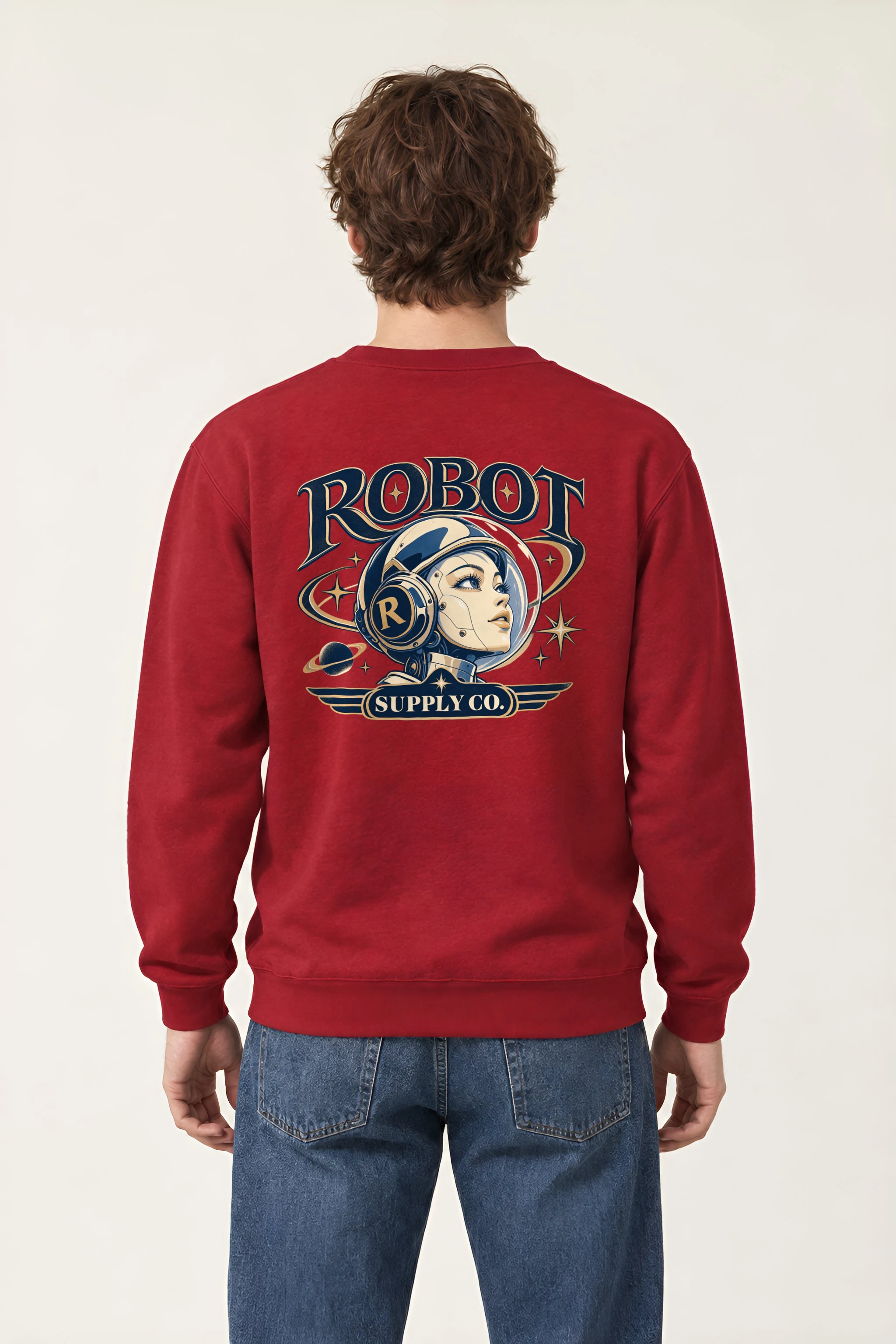 "Robot Supply Co." 1 Crewneck Sweatshirt