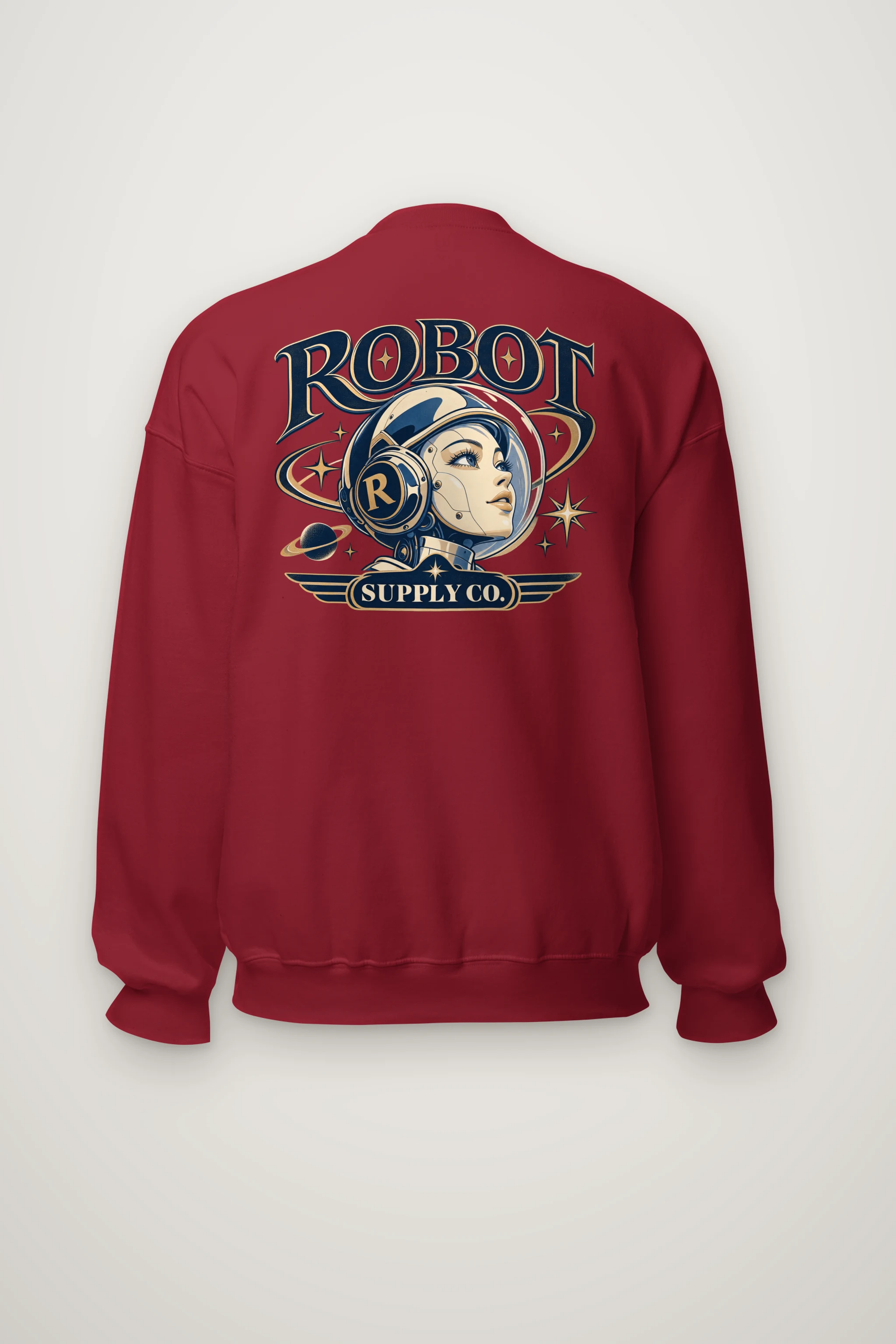 "Robot Supply Co." Heavy Blend Unisex Crewneck Sweatshirt