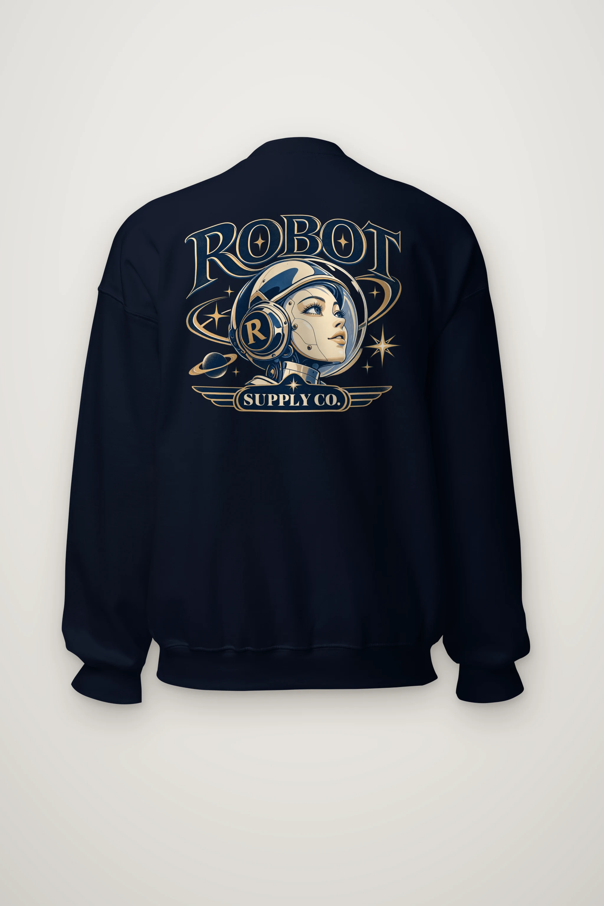 "Robot Supply Co." Heavy Blend Unisex Crewneck Sweatshirt